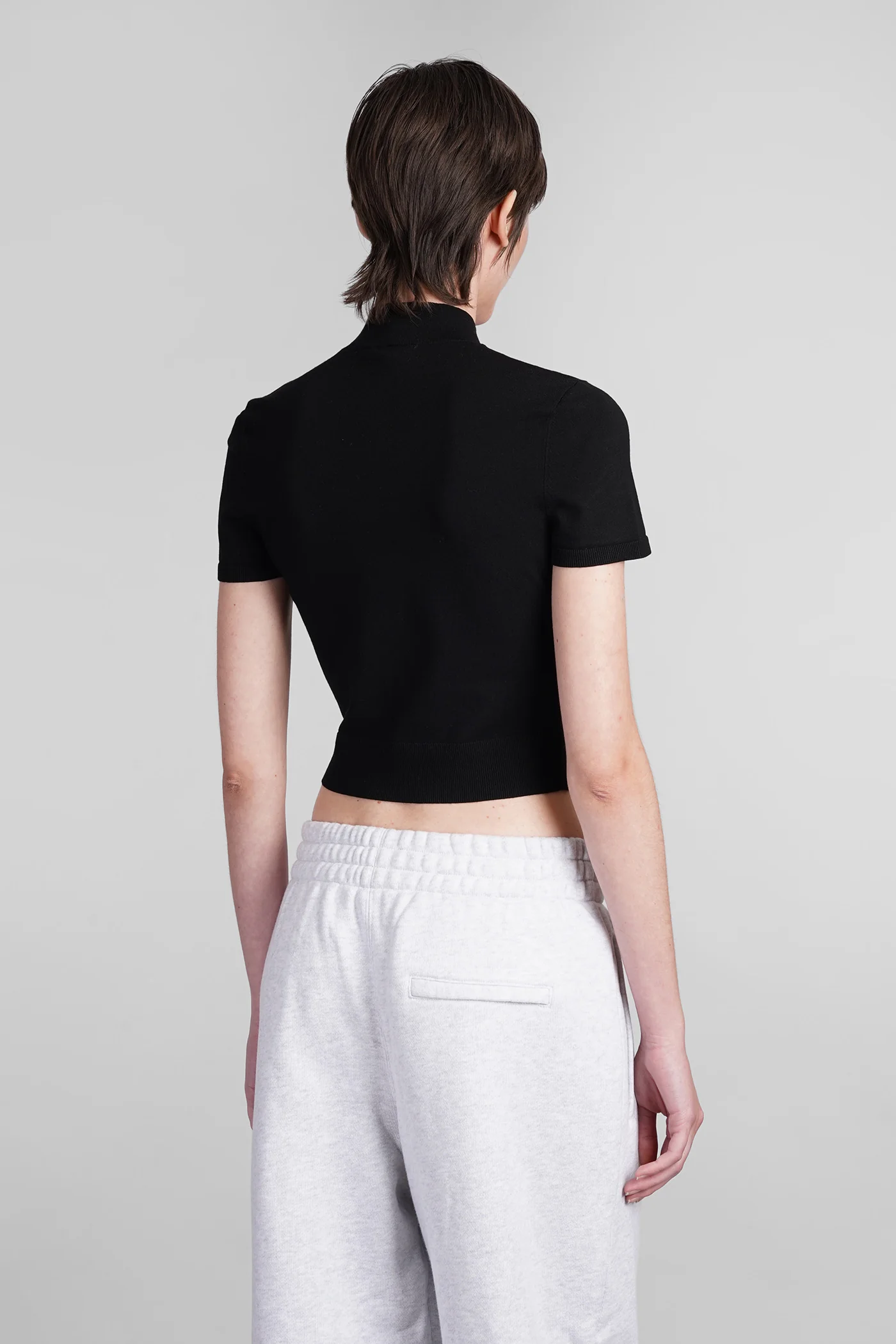 Topwear in black viscose - Image 3