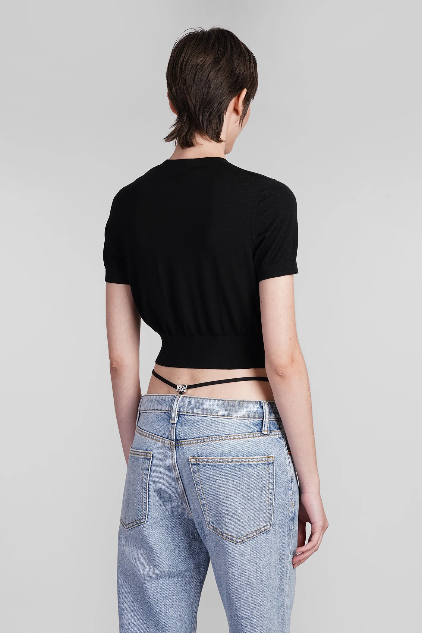 Topwear in black wool - Image 3