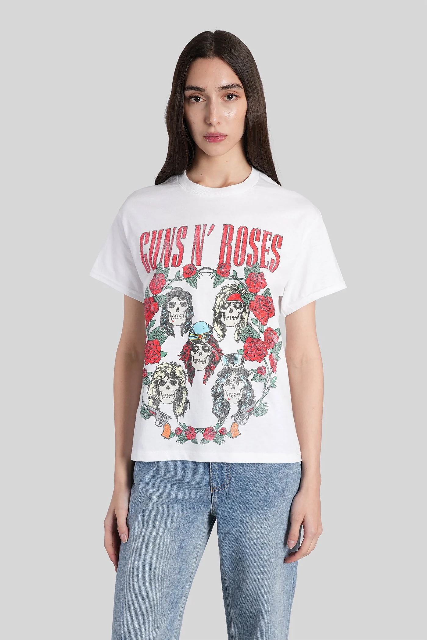 Alvera T-Shirt in white cotton