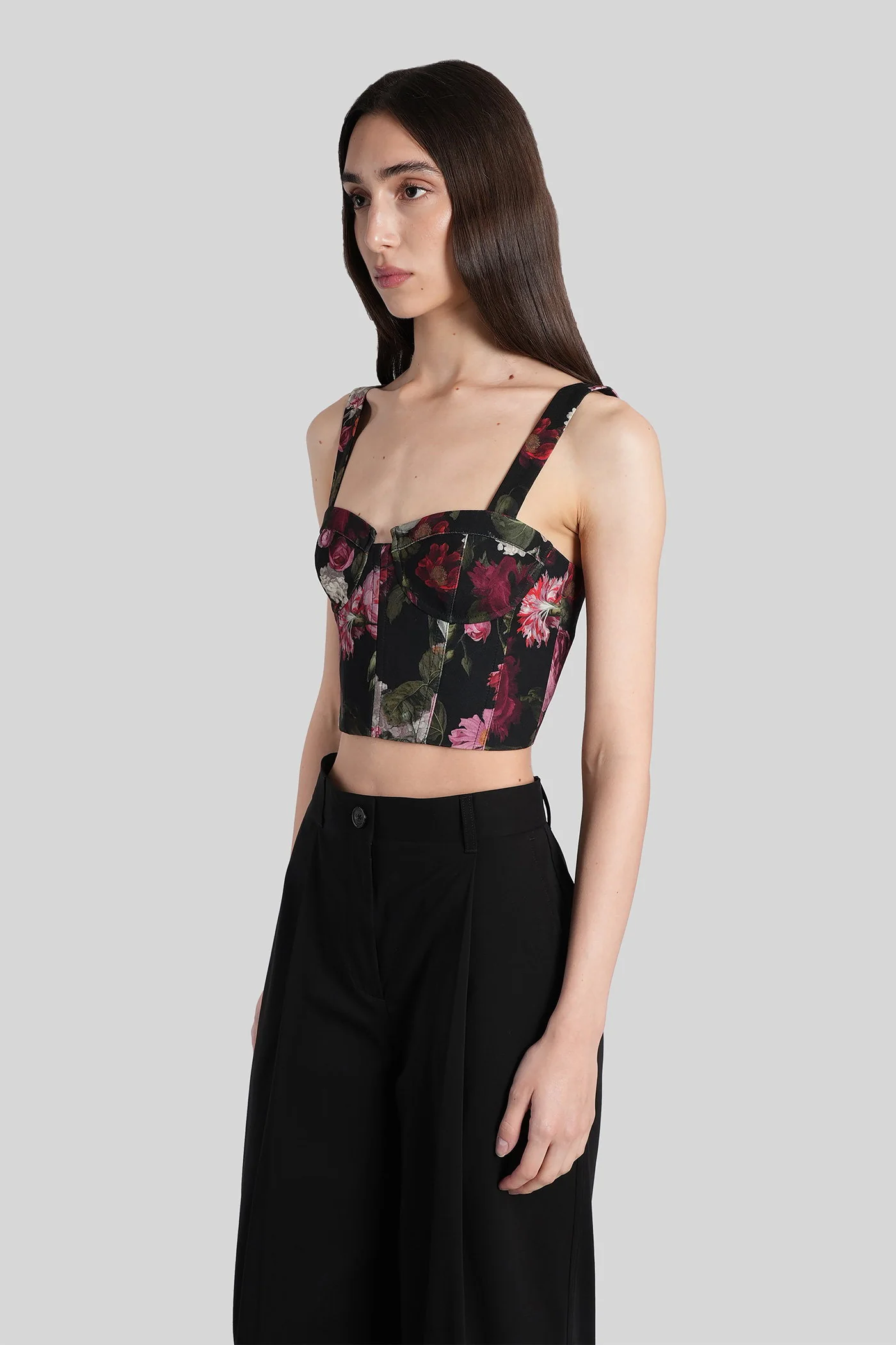 Jeanna Topwear in black polyester - Image 4