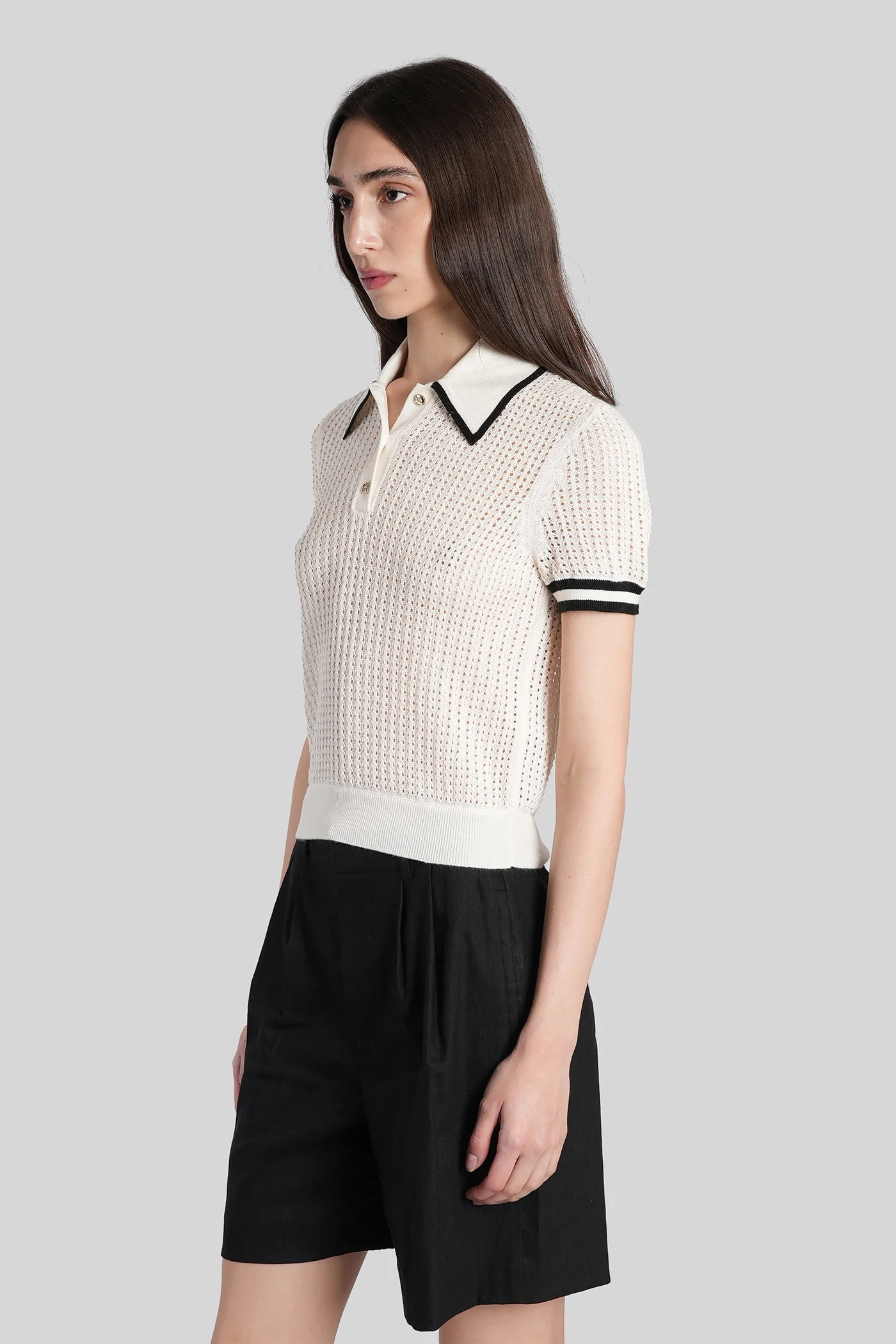 Martha Polo in beige wool and polyester - Image 24