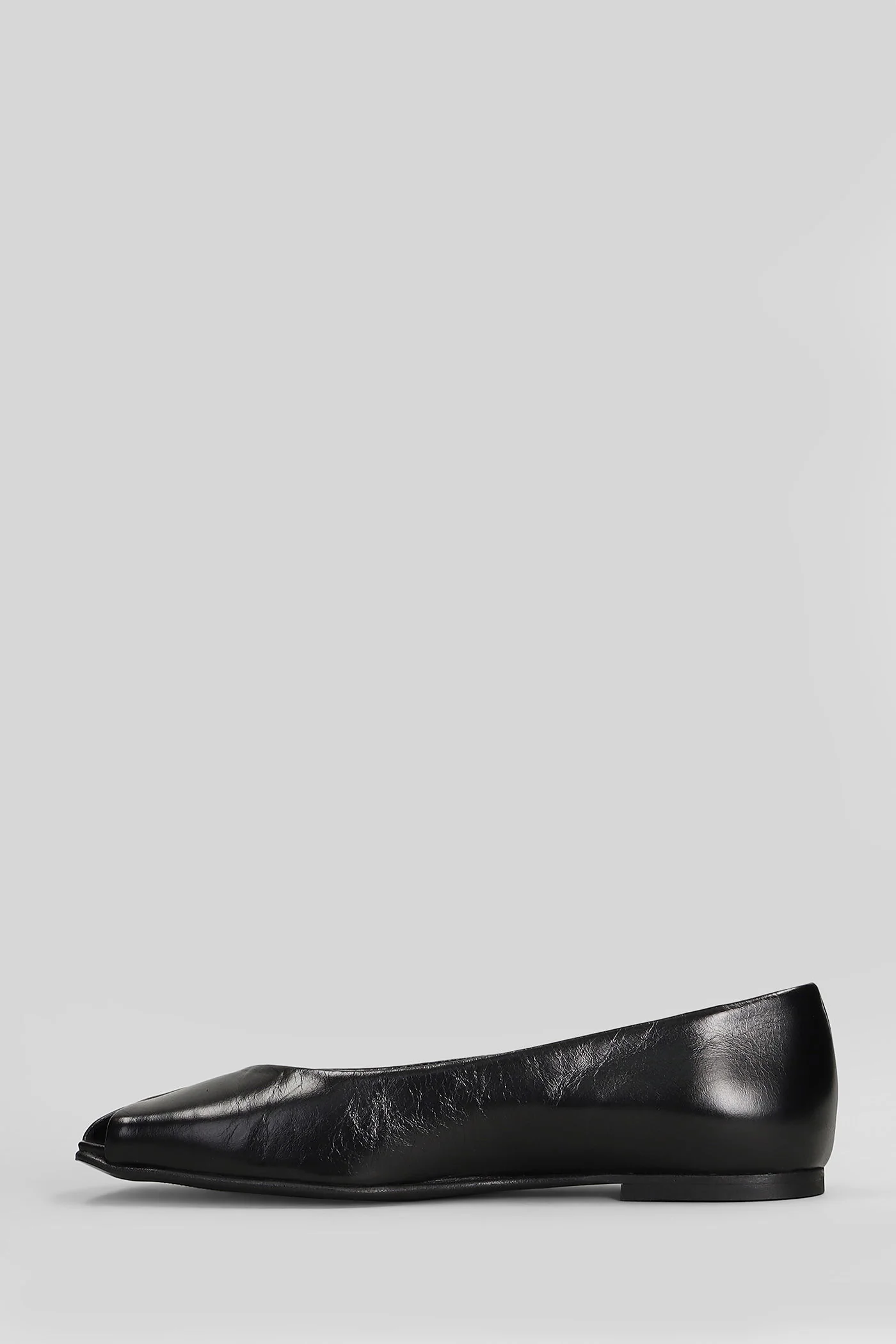 Katia Ballet flats in black leather - Image 3