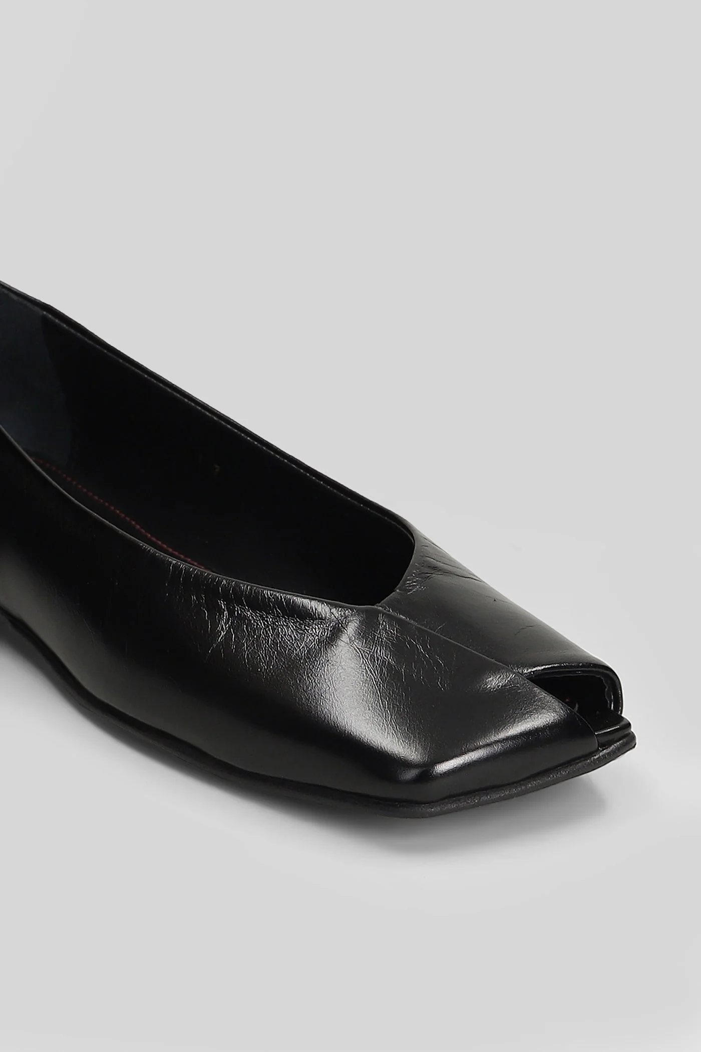 Katia Ballet flats in black leather - Image 5
