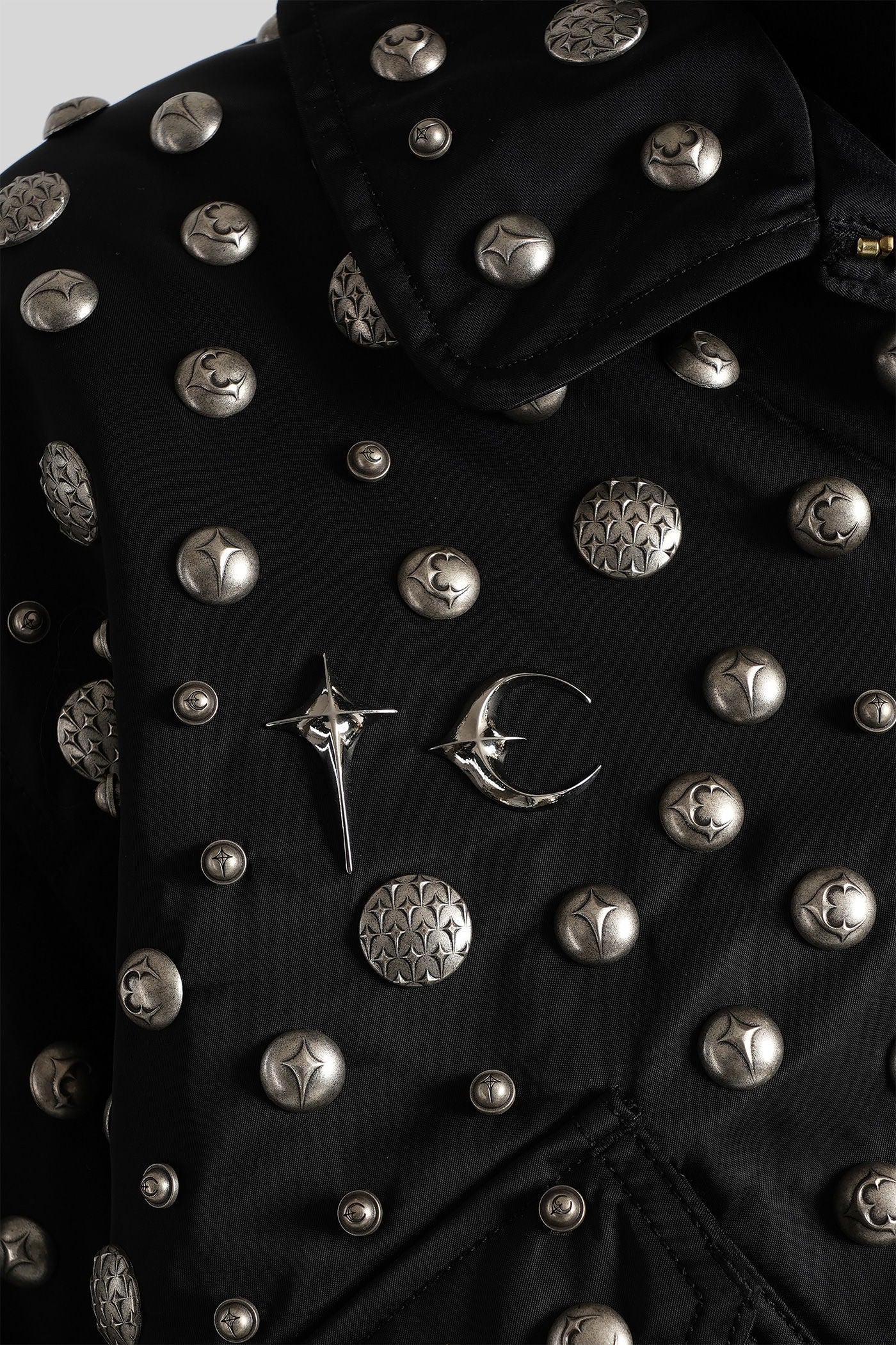 Bomber Jacket in black nylon - Image 10
