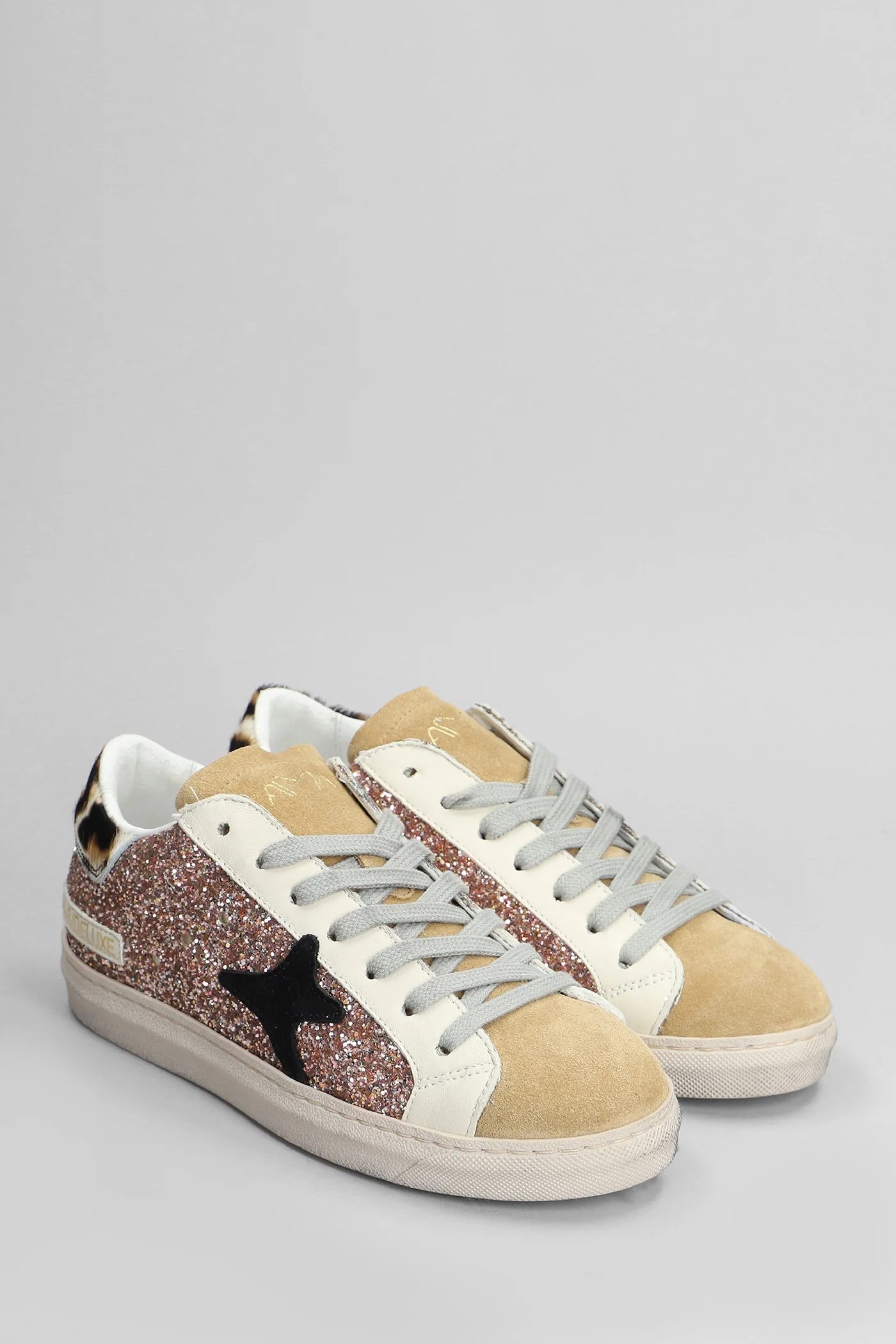 Sneakers in multicolor glitter - Image 2