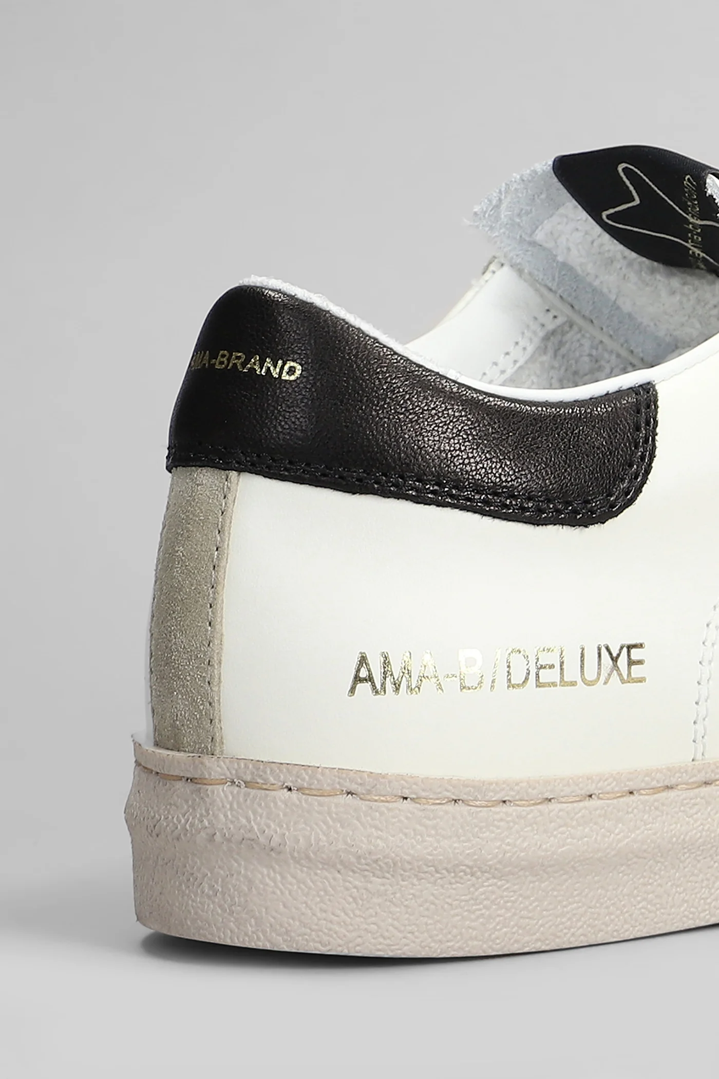 Sneakers in white leather - Image 5