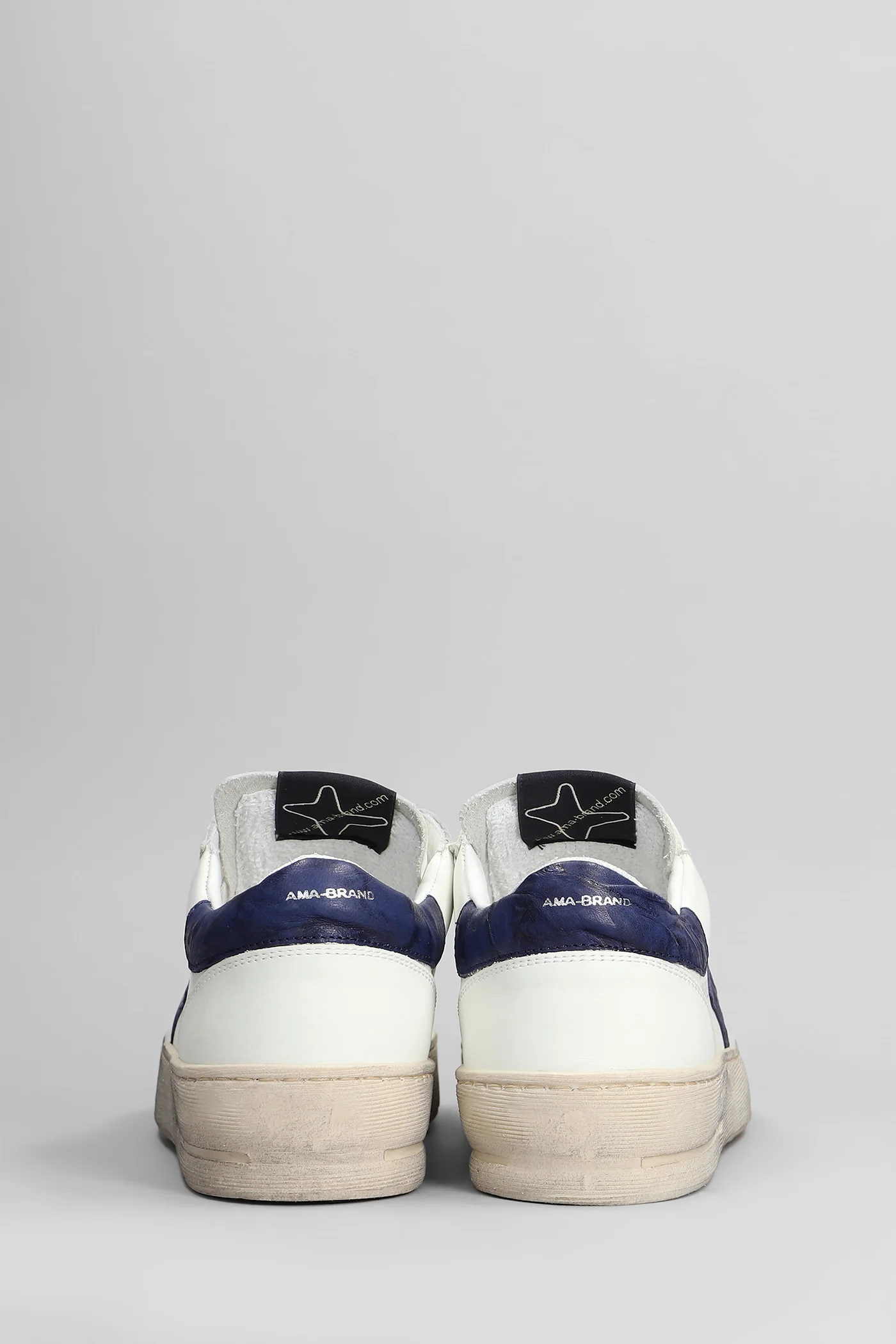 Sneakers in white leather - Image 4