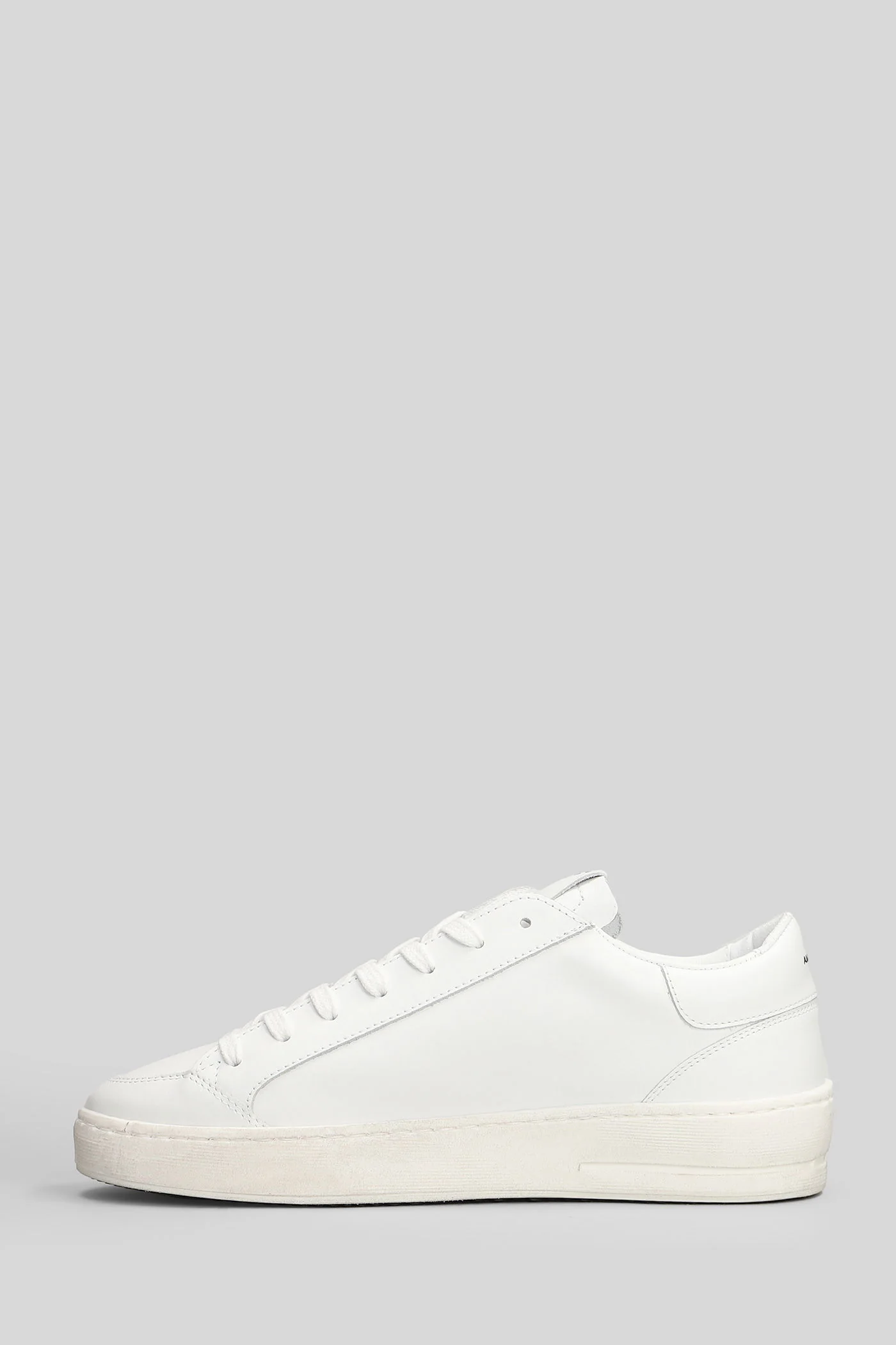 Sneakers in white leather - Image 3