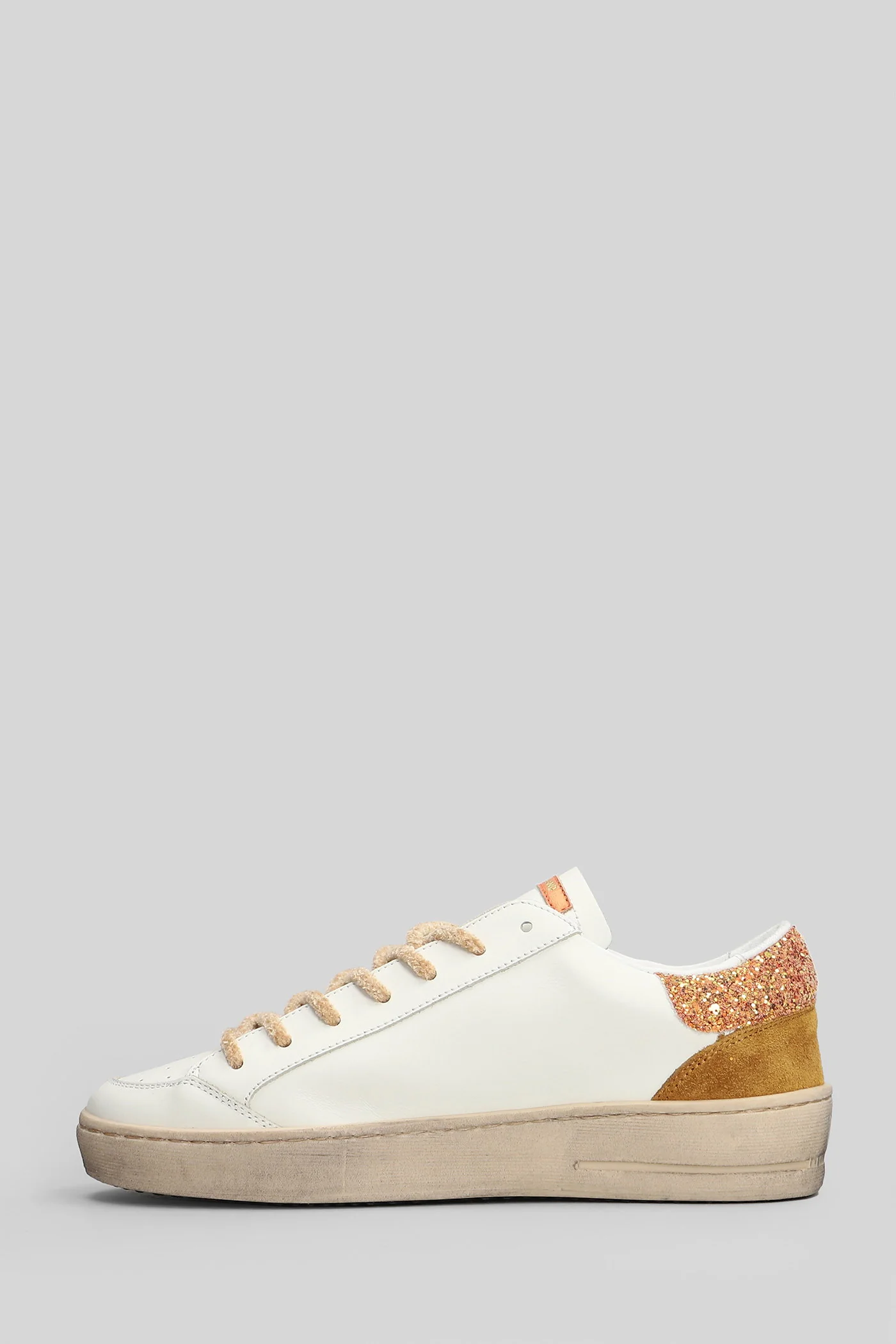 Sneakers in white leather - Image 3