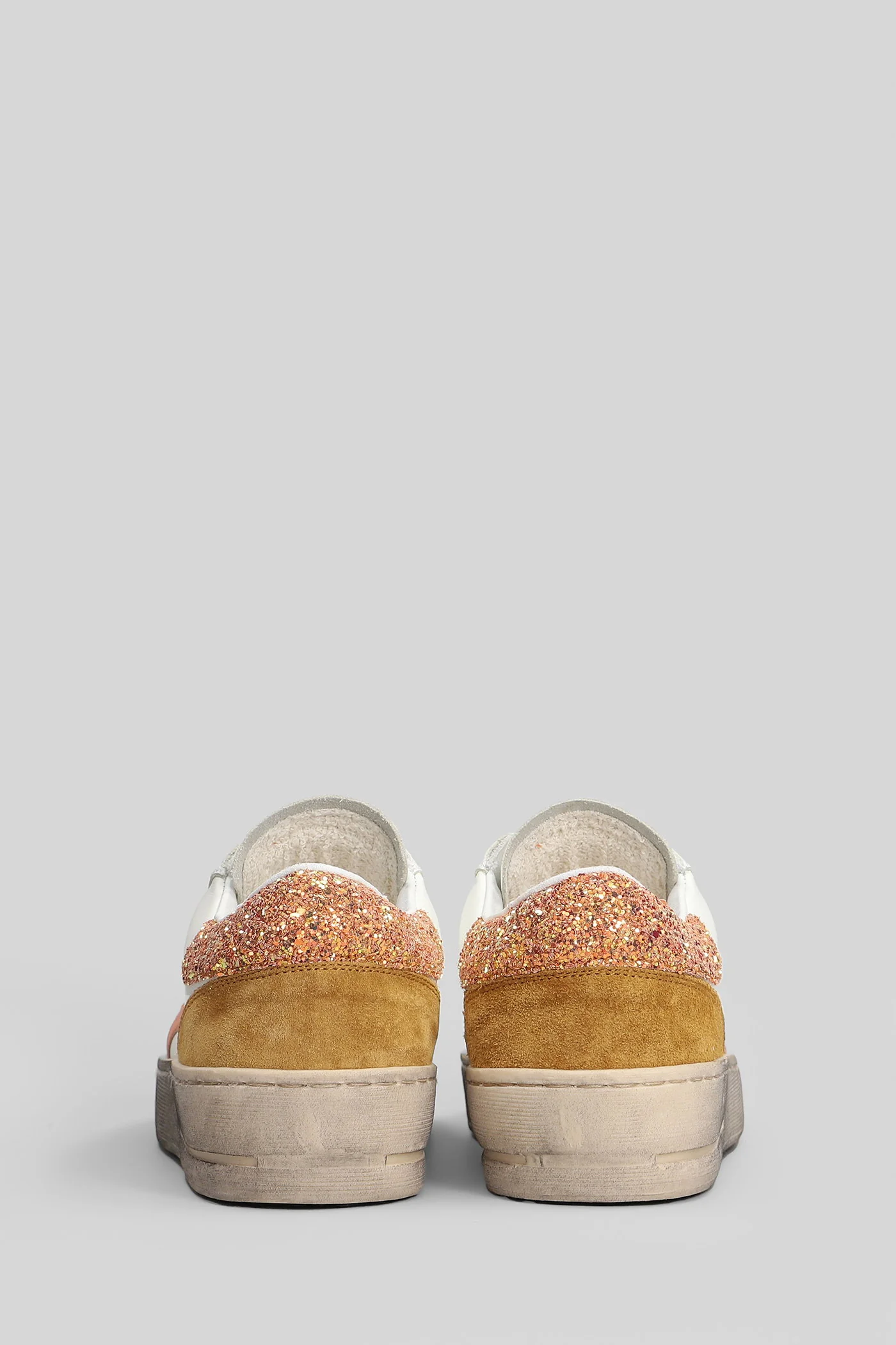 Sneakers in white leather - Image 4