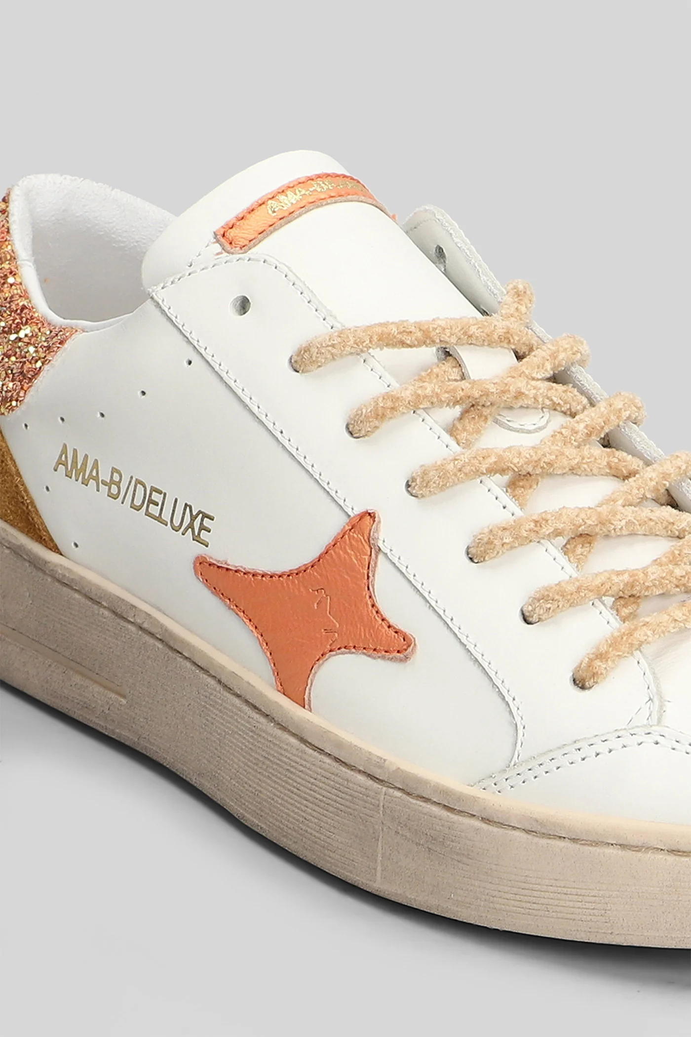Sneakers in white leather - Image 5