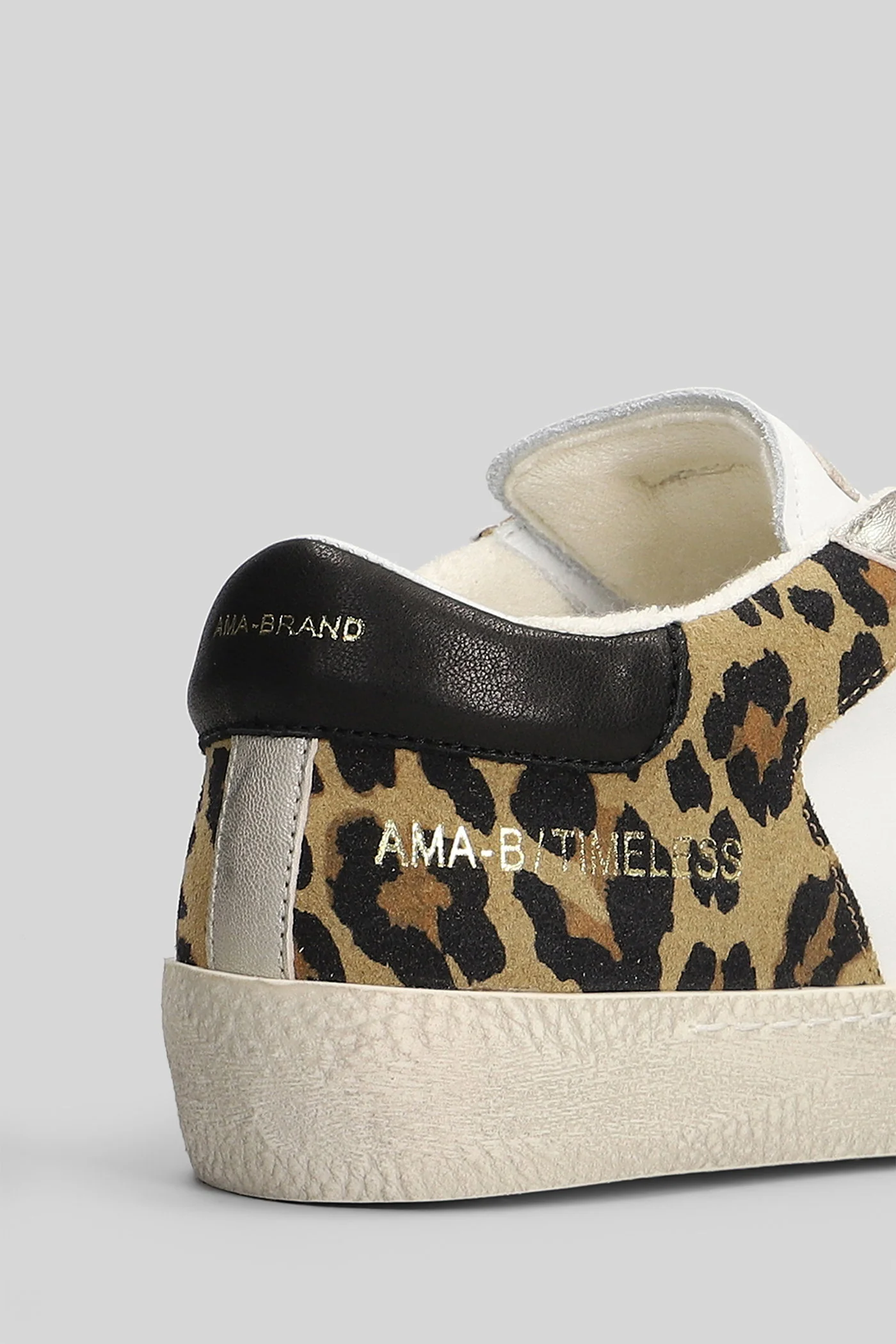 Sneakers in white leather - Image 5