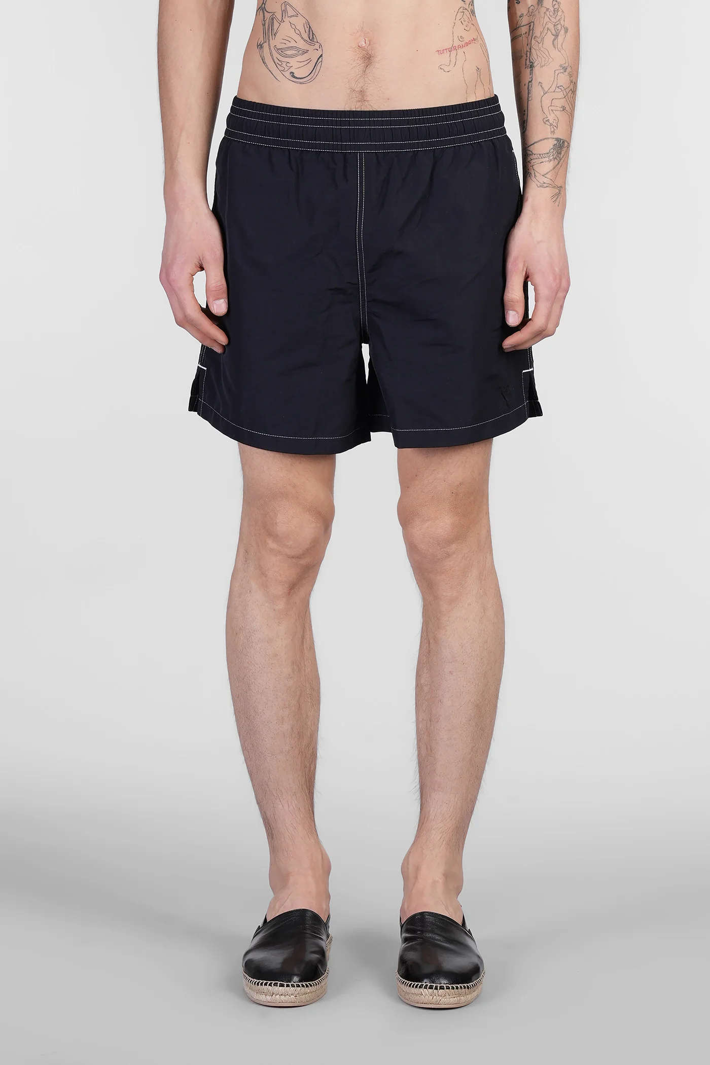 Beachwear in black polyamide