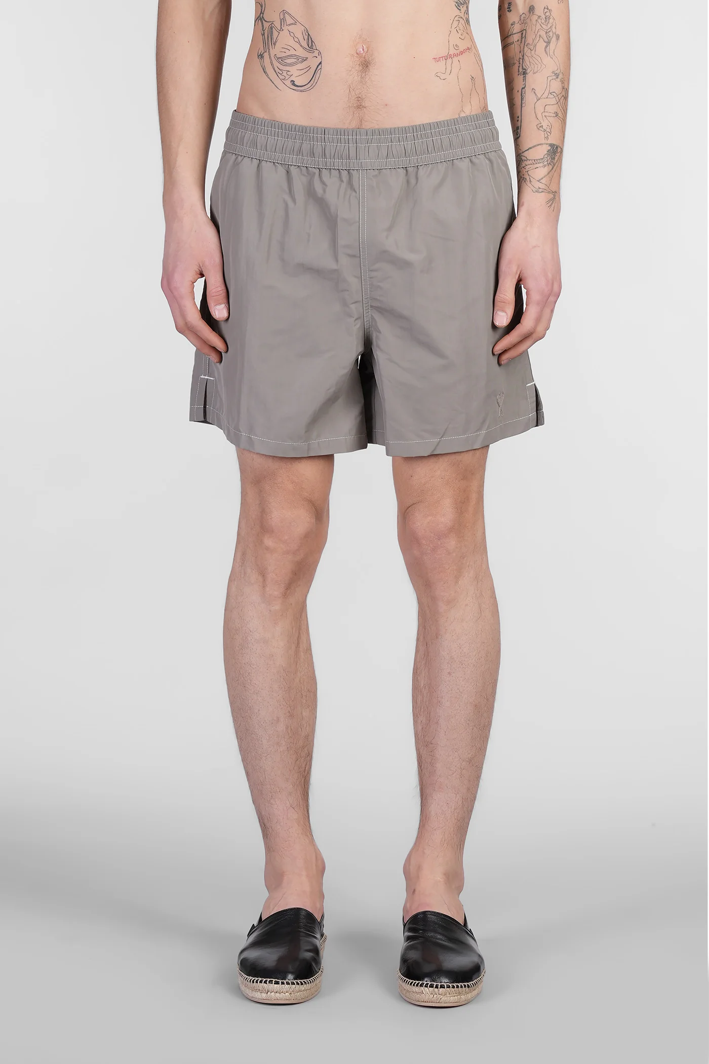Beachwear in grey polyamide