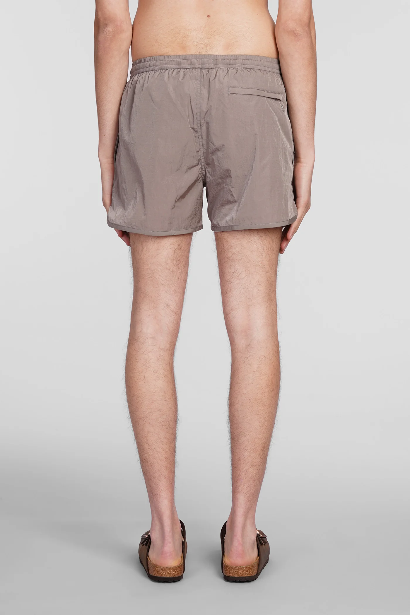 Beachwear in taupe polyamide - Image 2