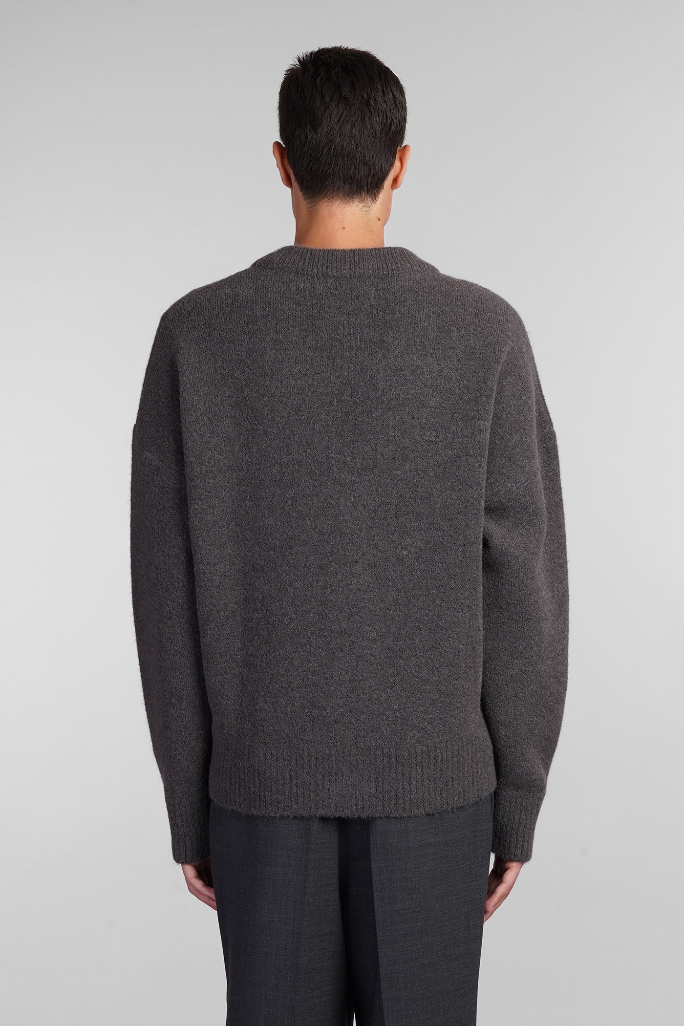 Cardigan in grey wool - Image 3