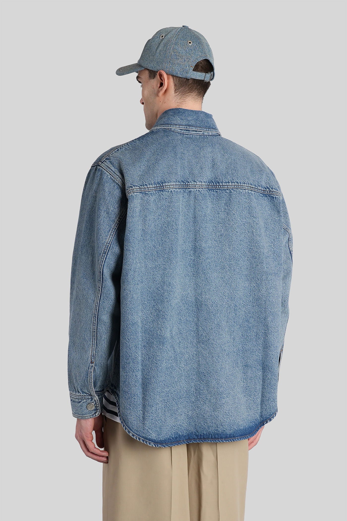 Denim Jackets in blue cotton - Image 3