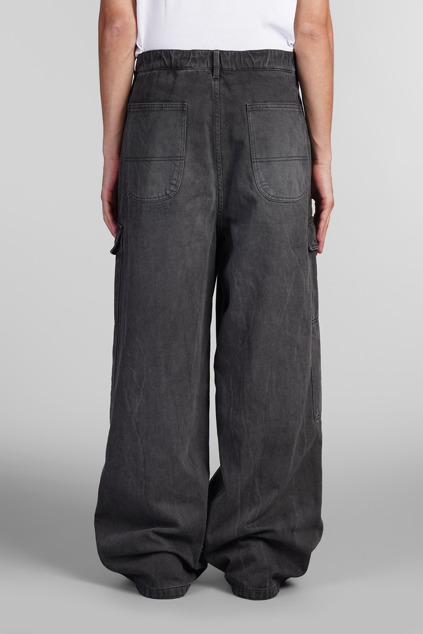Jeans in black cotton - Image 3