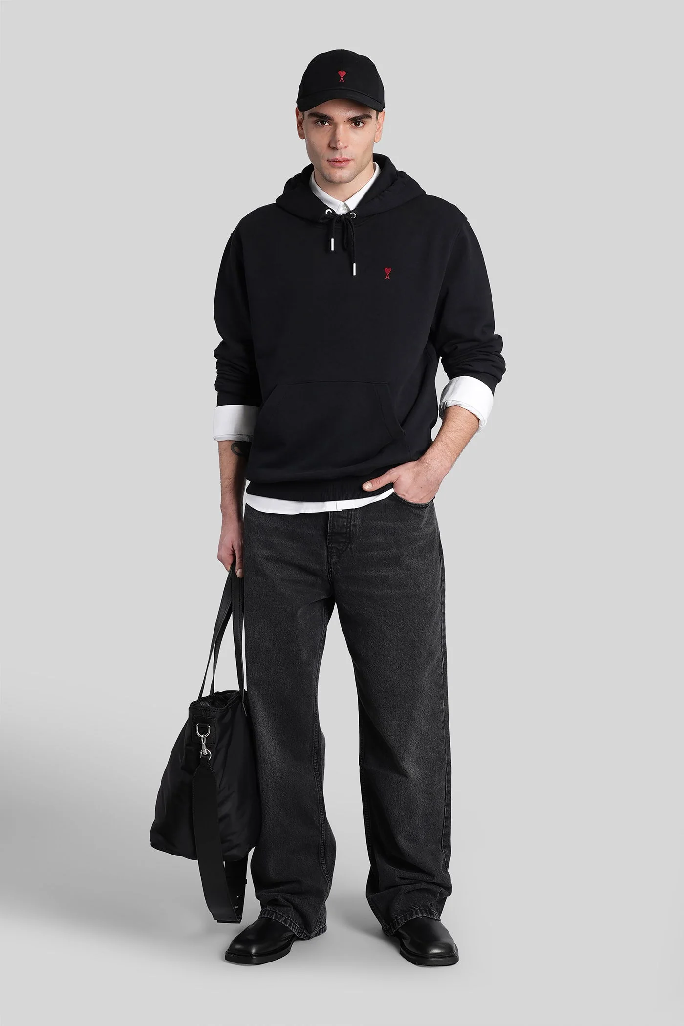Jeans in black cotton - Image 2
