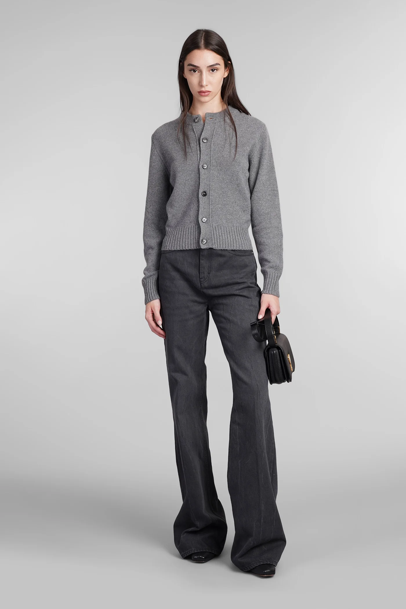 Jeans in black cotton - Image 2