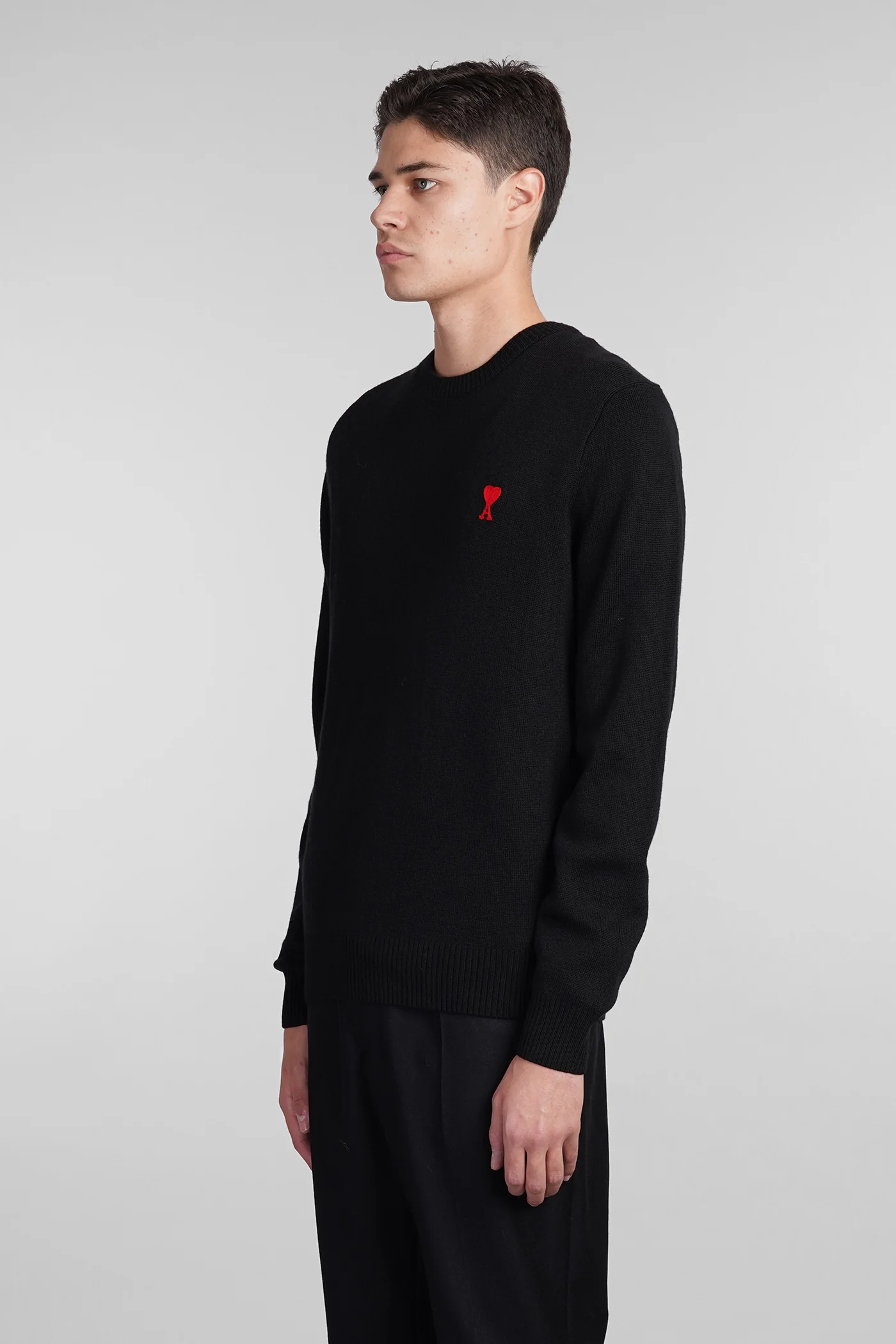 Knitwear in black wool - Image 4