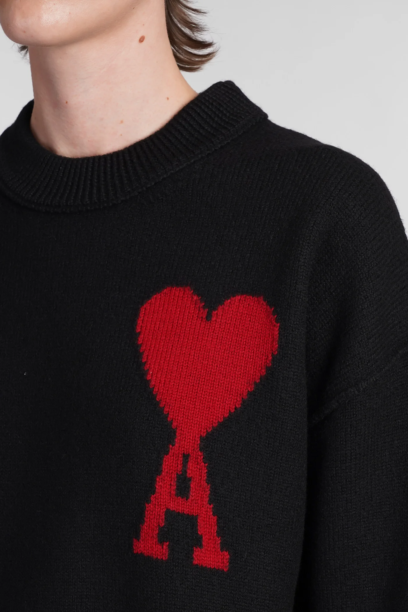 Knitwear in black wool - Image 5