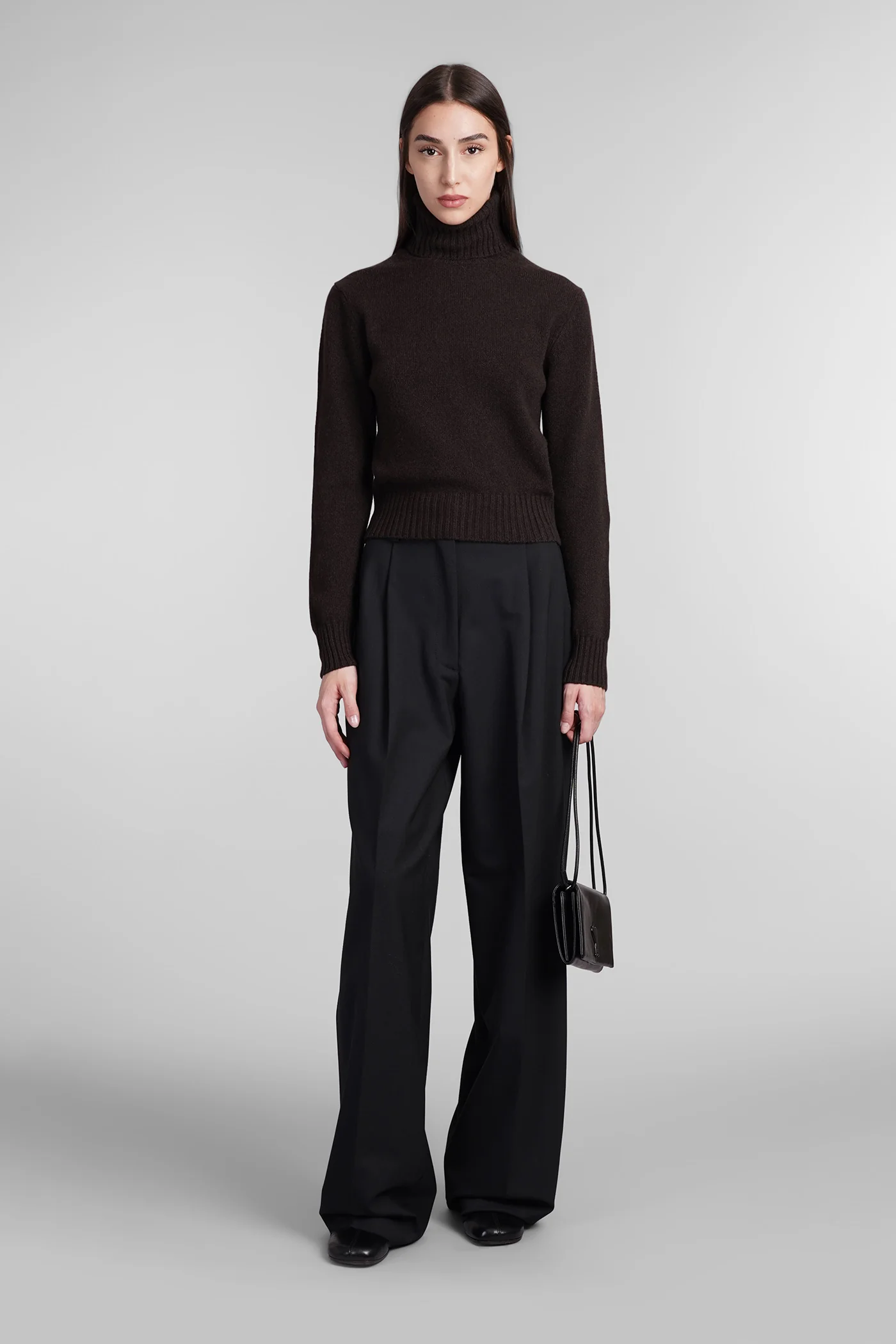 Knitwear in brown cashmere - Image 2