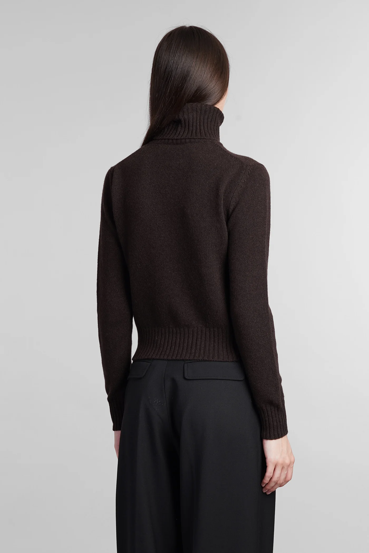 Knitwear in brown cashmere - Image 3