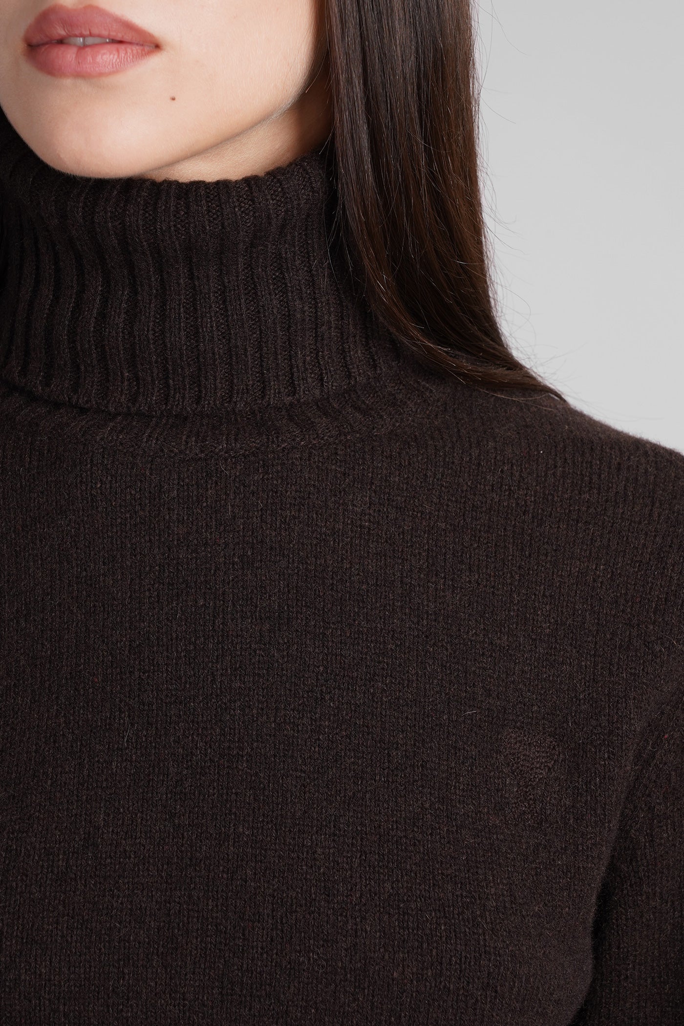 Knitwear in brown cashmere - Image 5