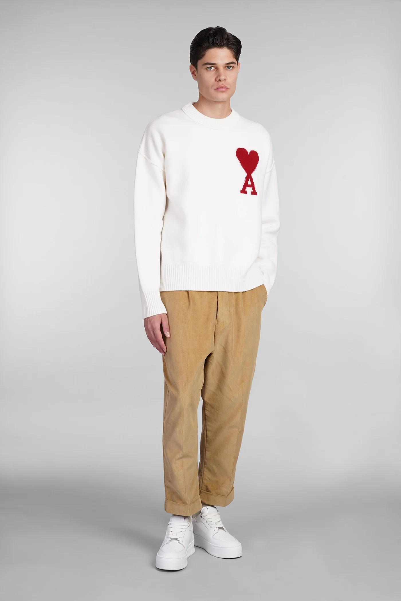 Knitwear in white wool - Image 2