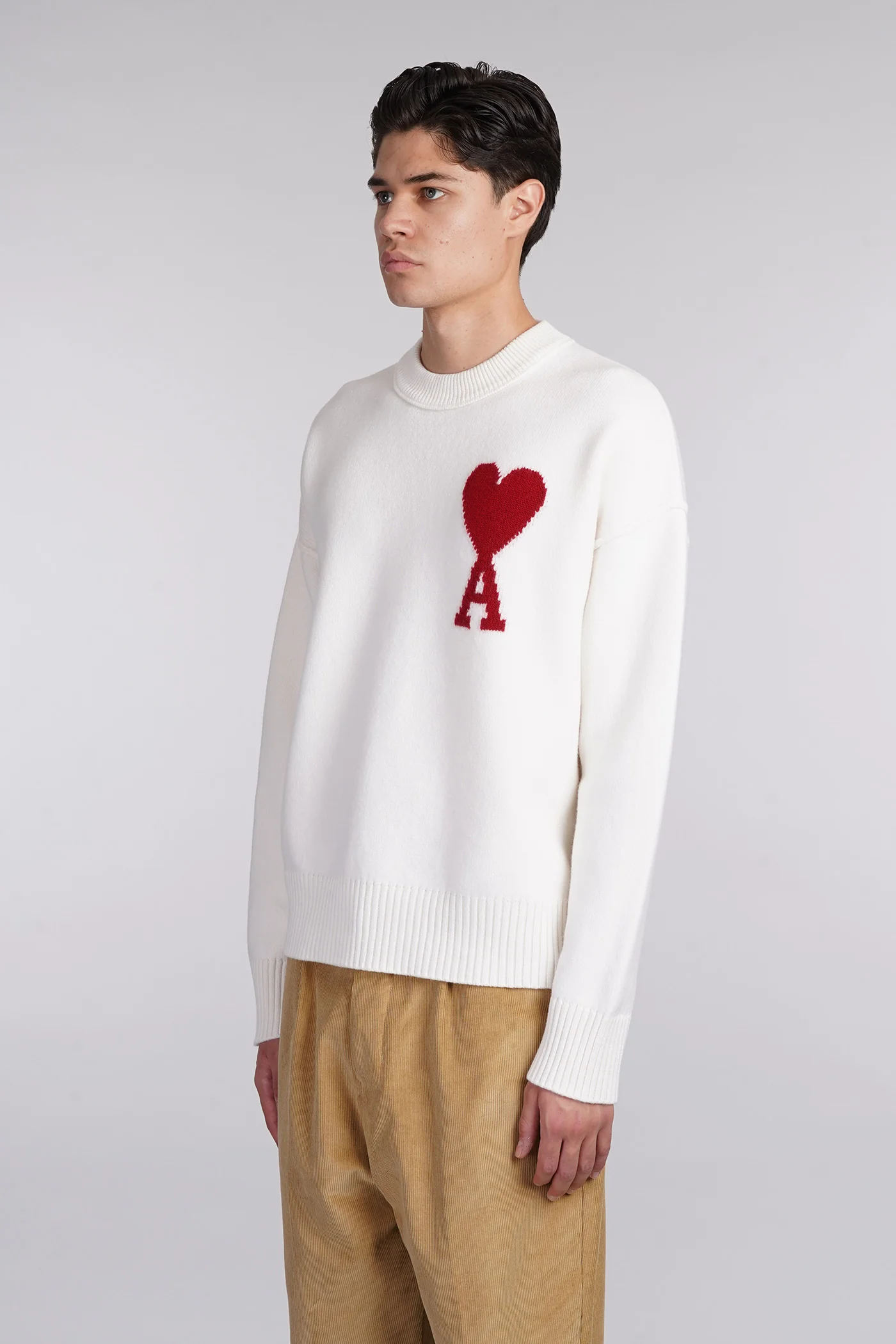Knitwear in white wool - Image 4