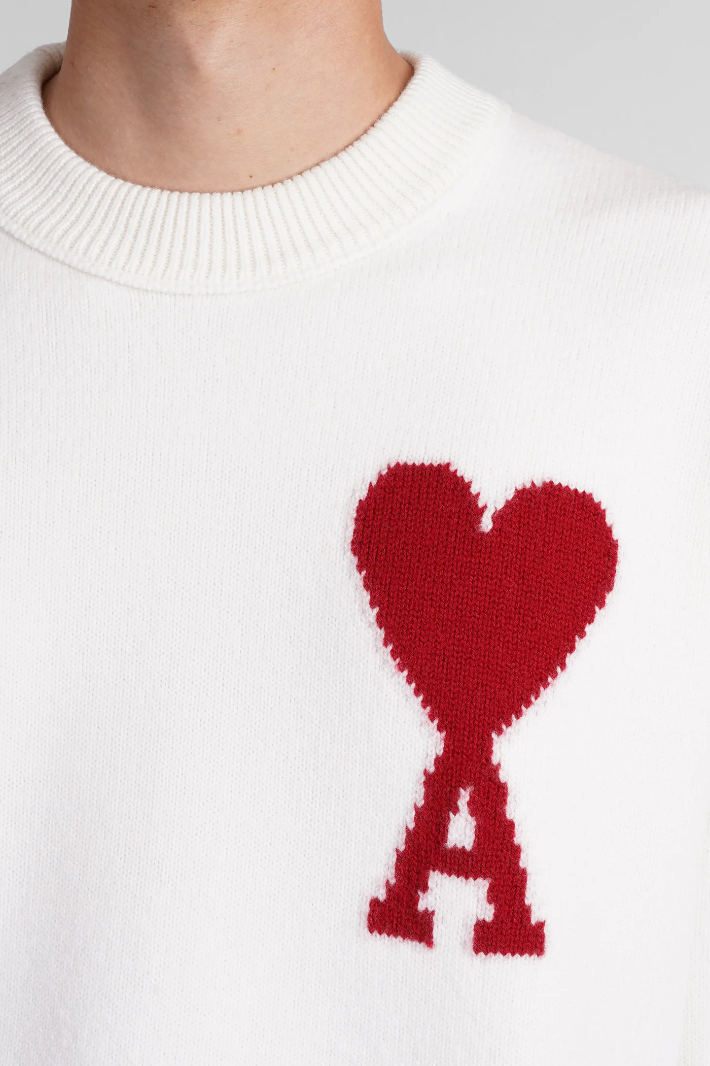Knitwear in white wool - Image 5