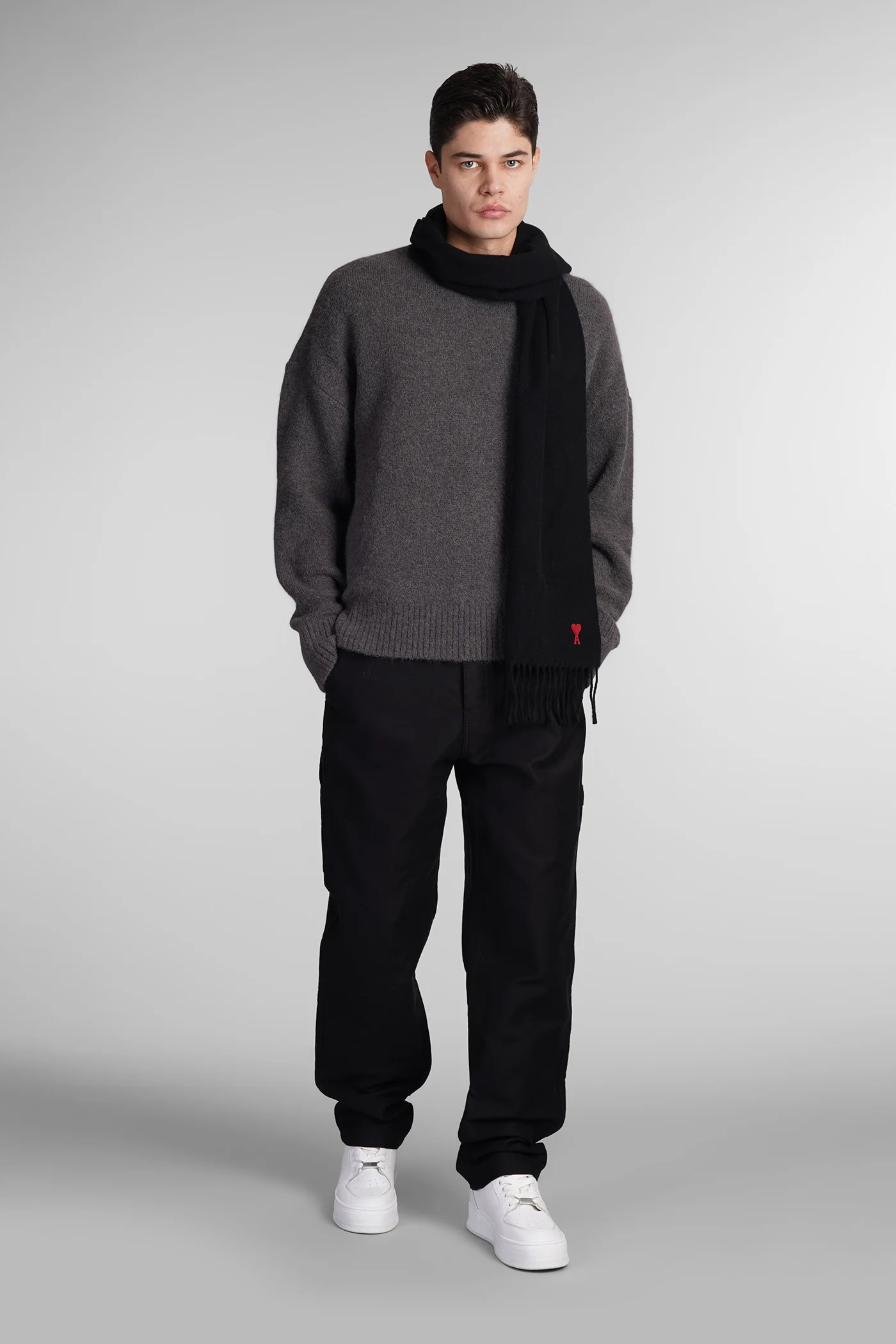 Pants in black cotton - Image 2
