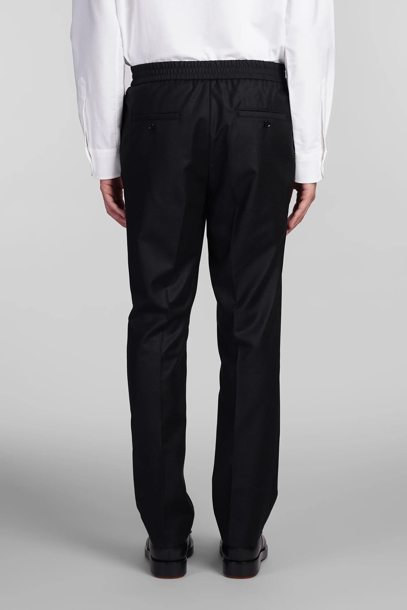 Pants in black wool - Image 3