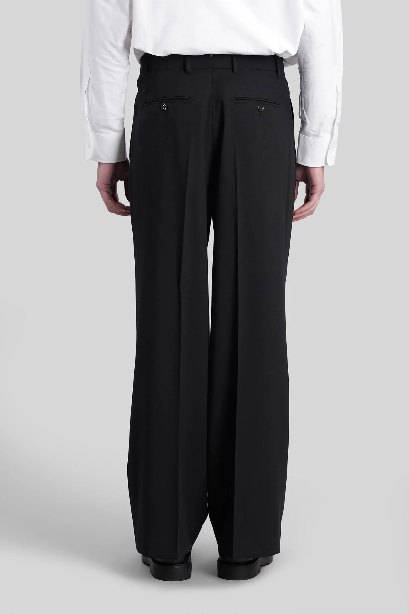 Pants in black wool - Image 3