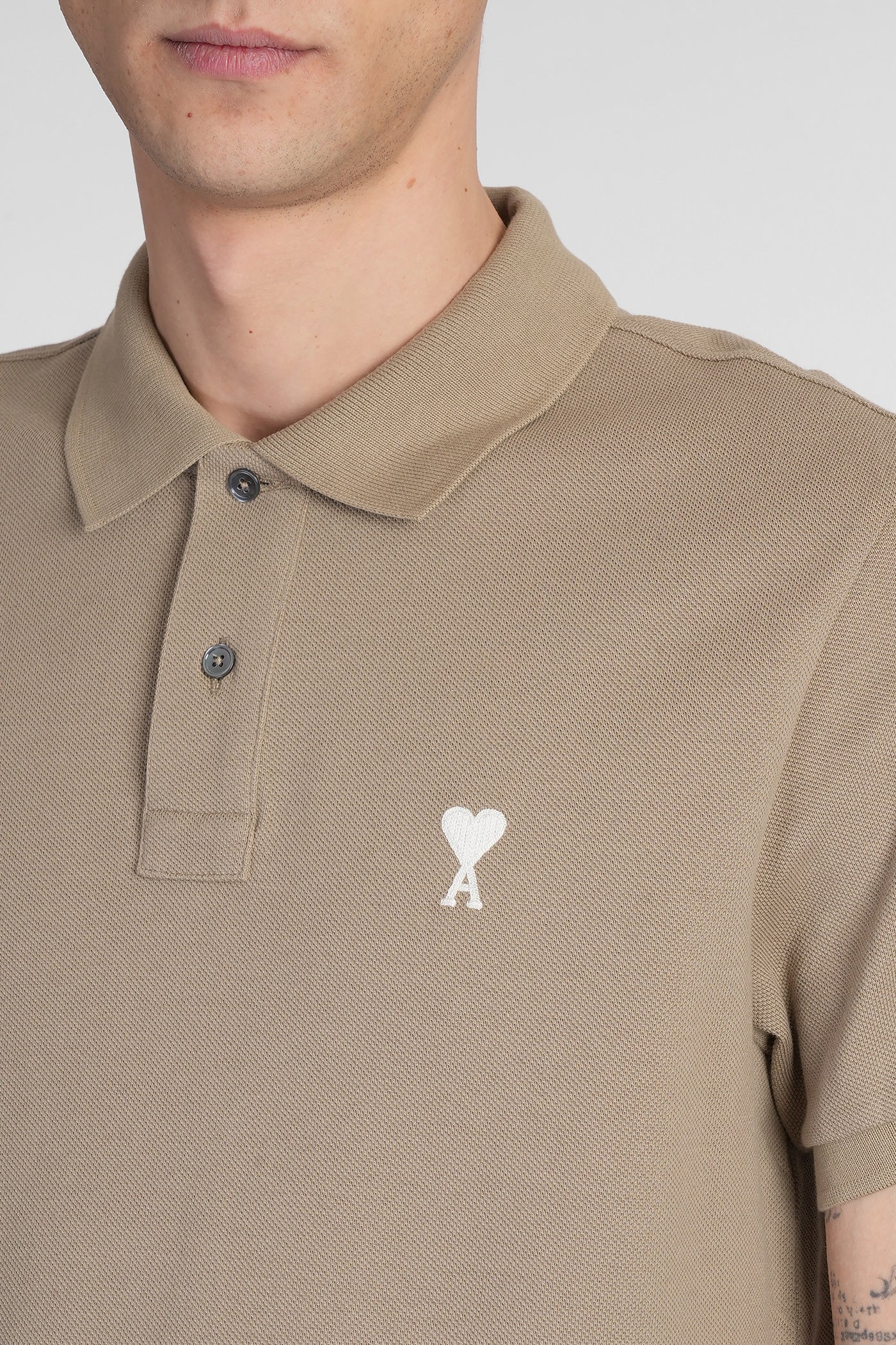Polo in green cotton - Image 40
