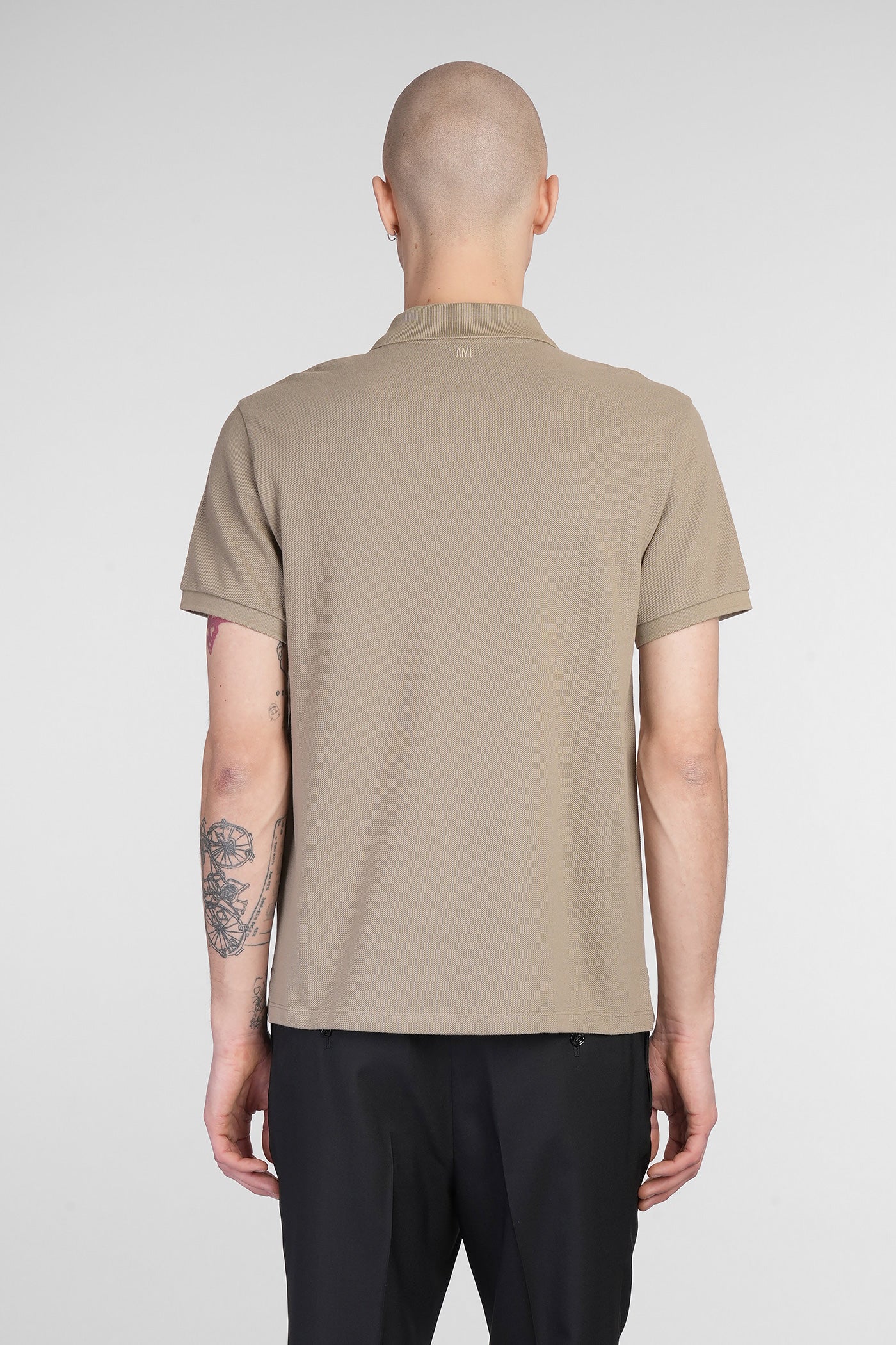 Polo in green cotton - Image 48
