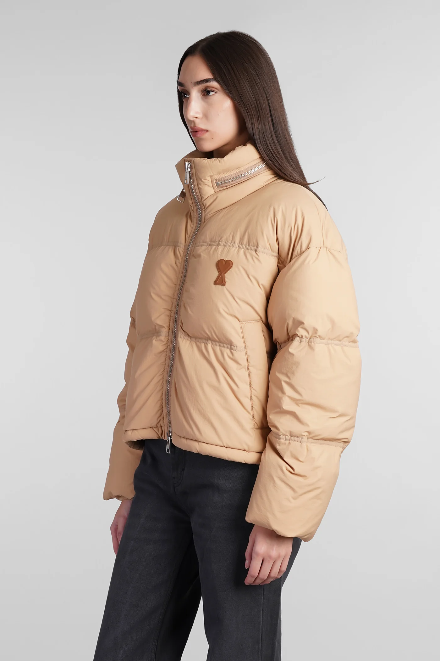 puffer in beige polyamide - Image 4