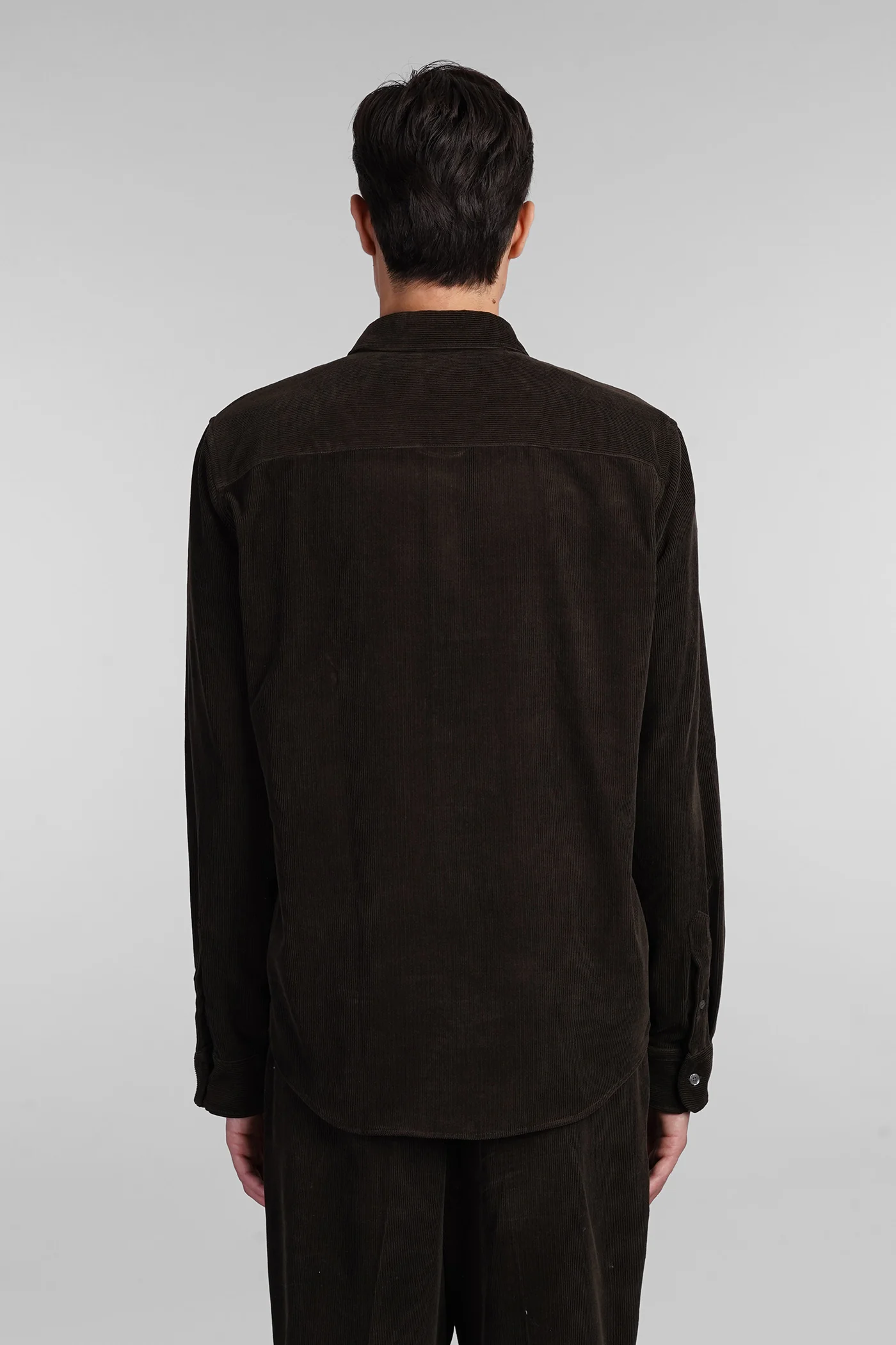Shirt in green cotton - Image 3