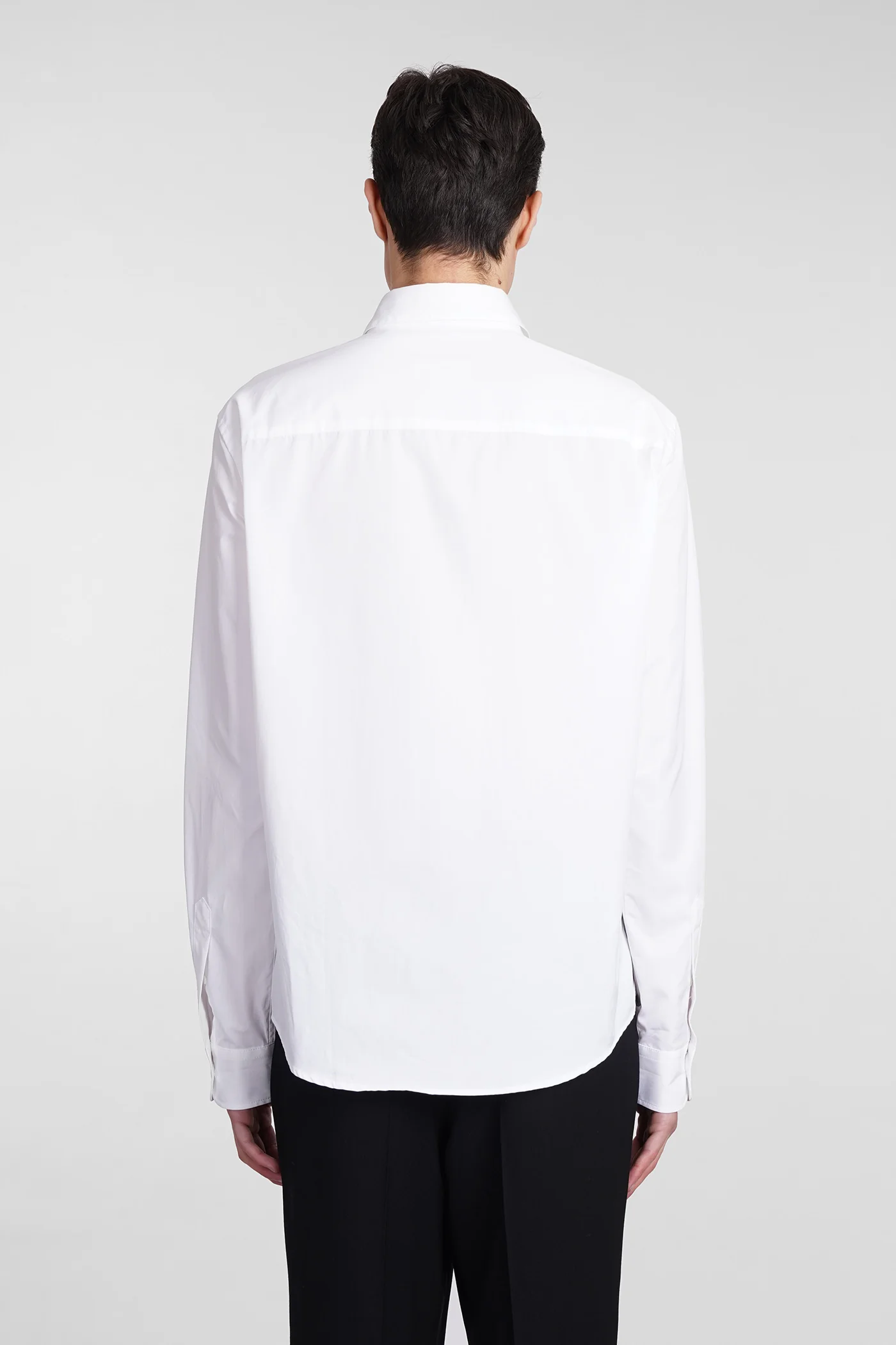 Shirt in white cotton - Image 3