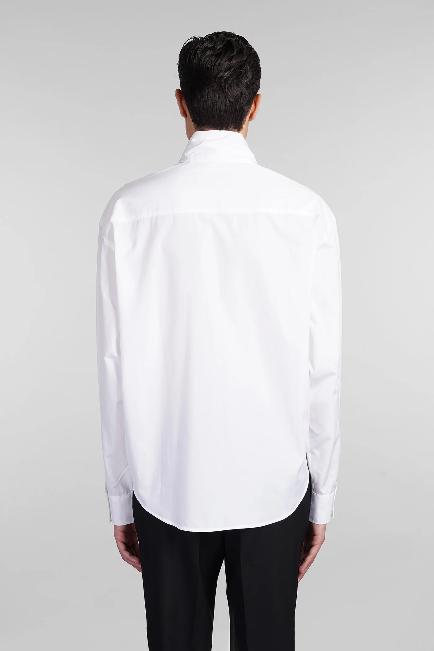 Shirt in white cotton - Image 3