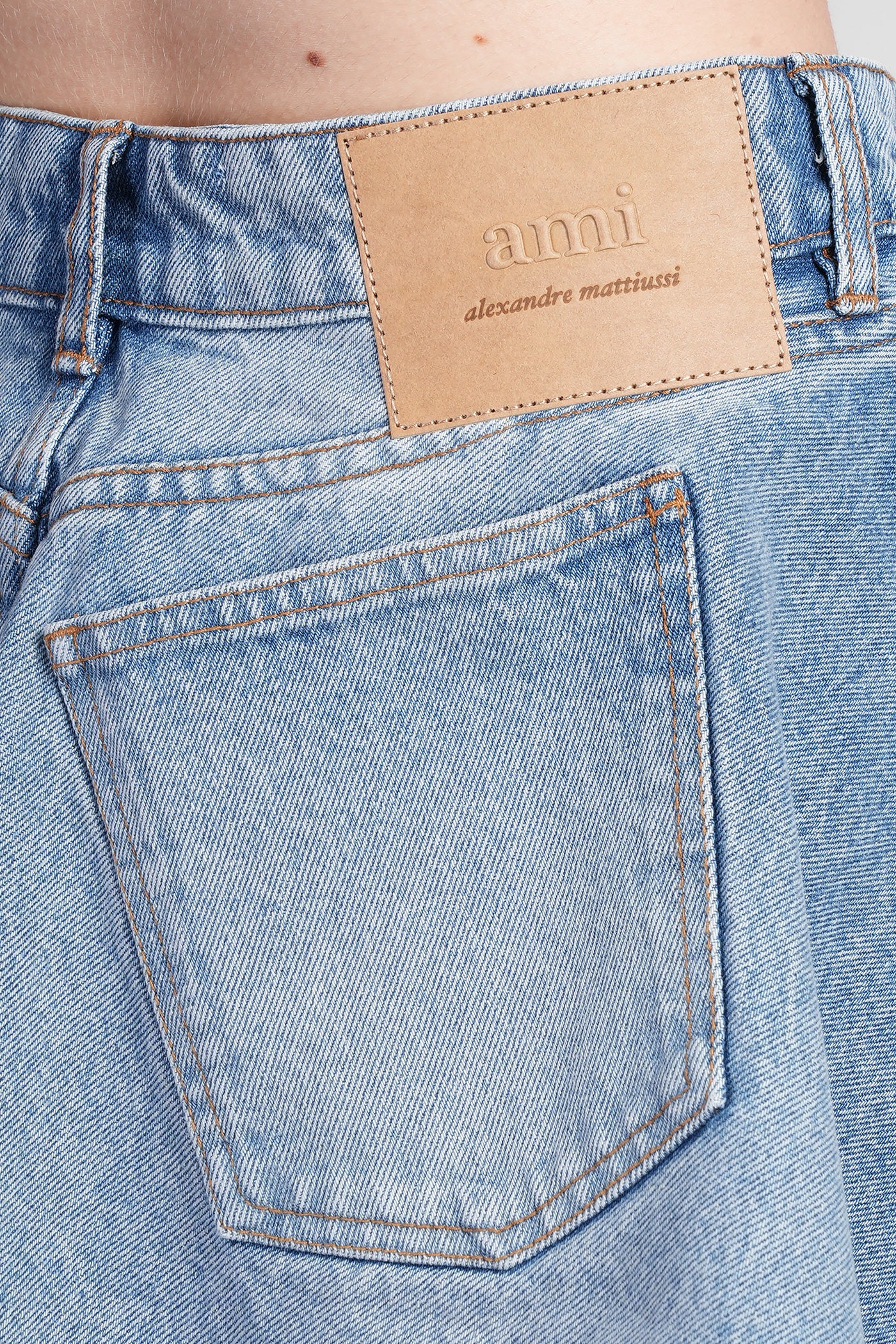 Skirt in blue cotton - Image 5
