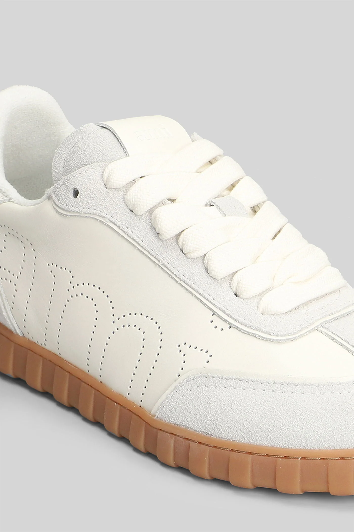 Step in Sneakers in white suede and leather - Image 5