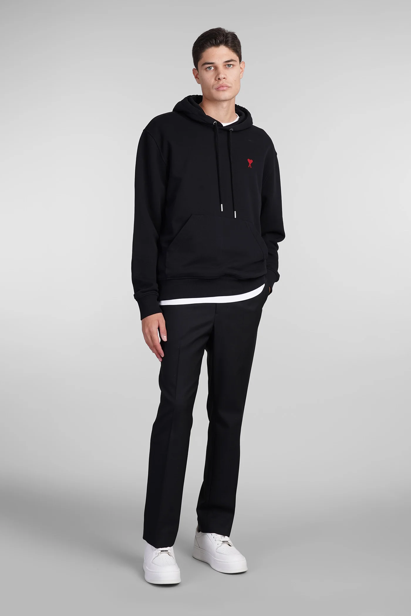 Sweatshirt in black cotton - Image 2