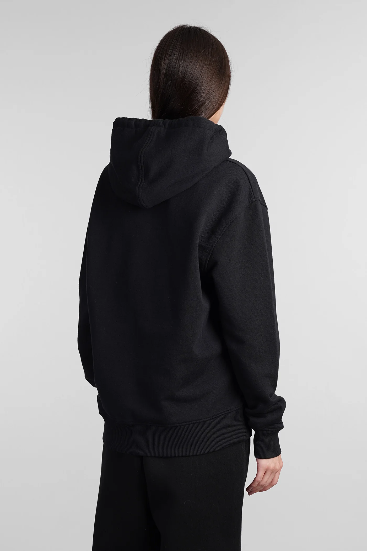 Sweatshirt in black cotton - Image 3