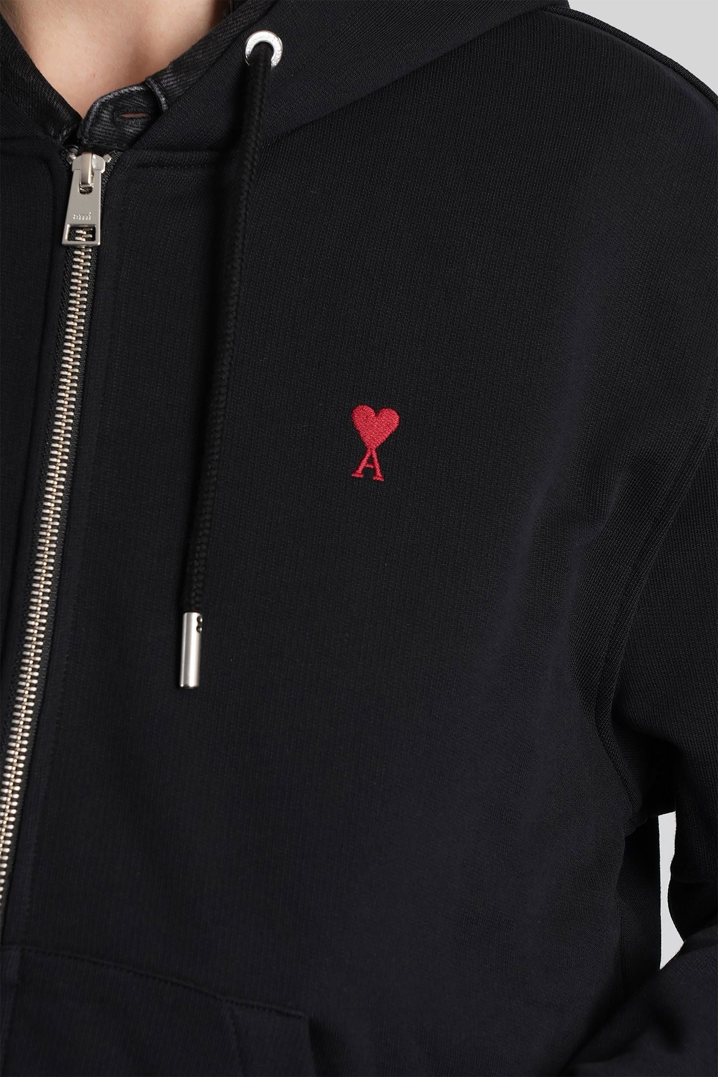 Sweatshirt in black cotton - Image 5