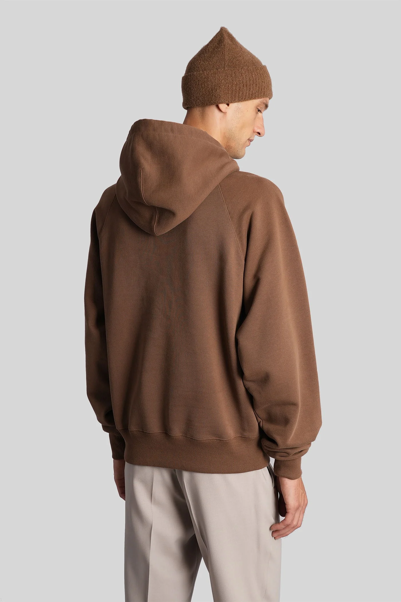 Sweatshirt in brown cotton - Image 3
