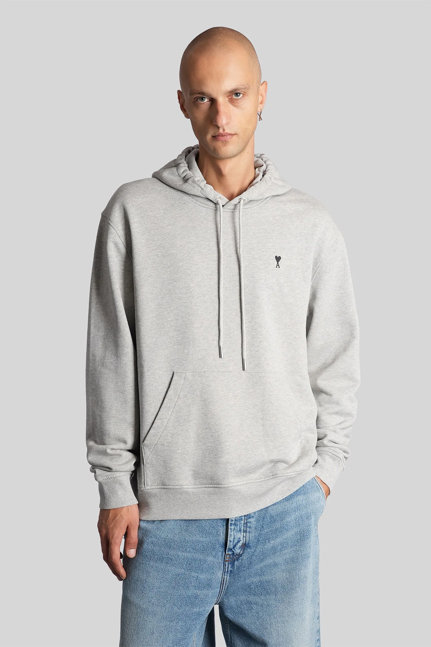 Sweatshirt in grey cotton