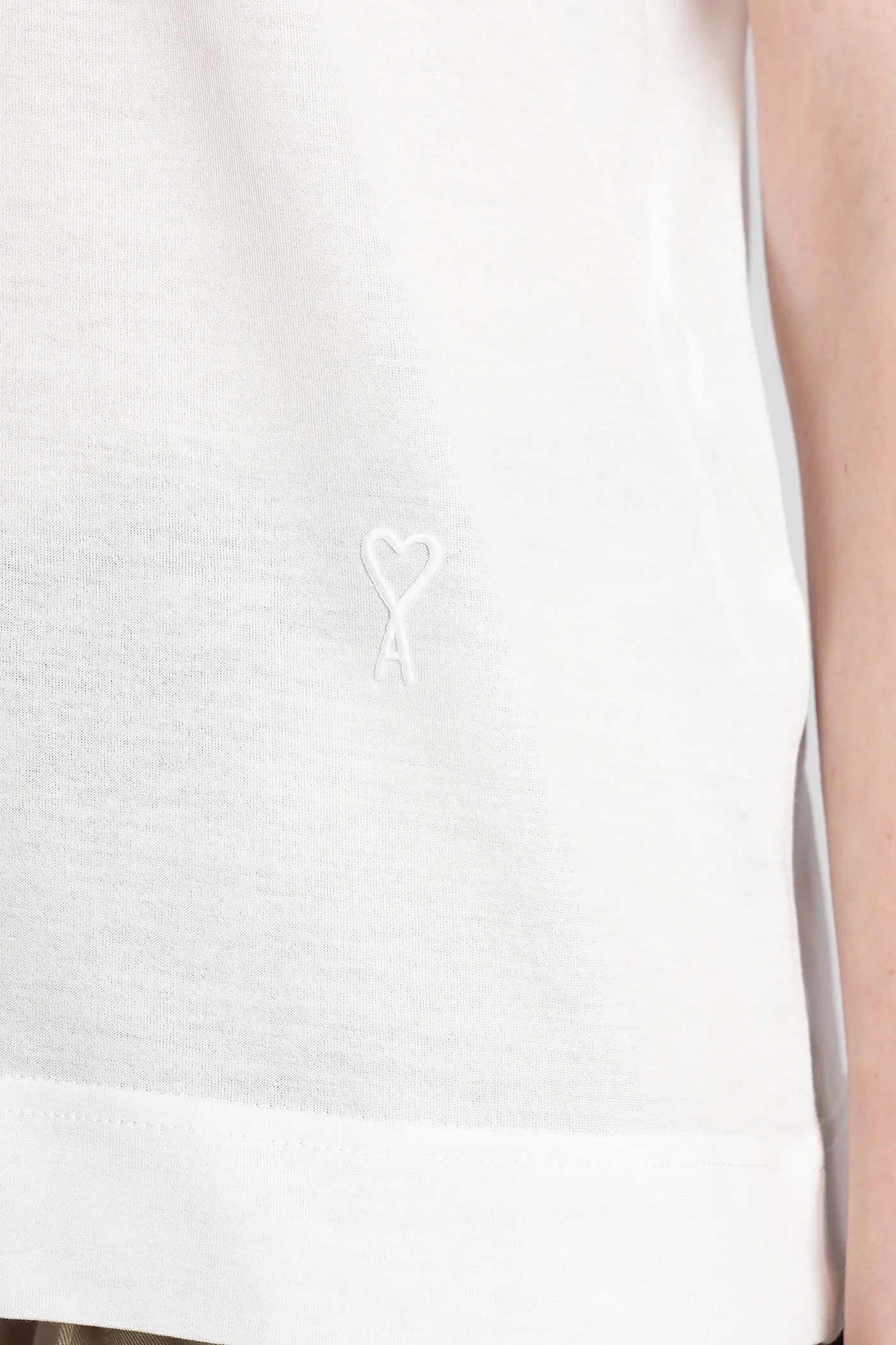 T-Shirt in beige cotton - Image 5