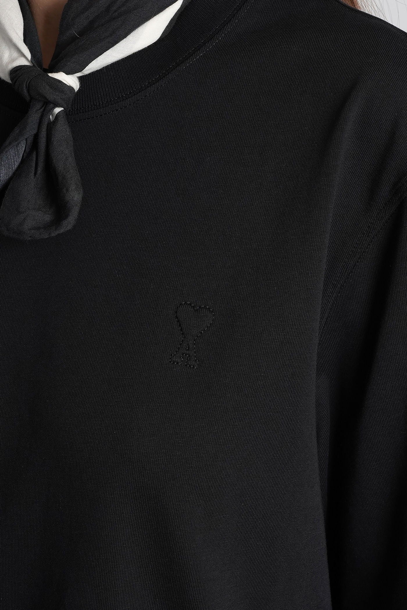 T-Shirt in black cotton - Image 5